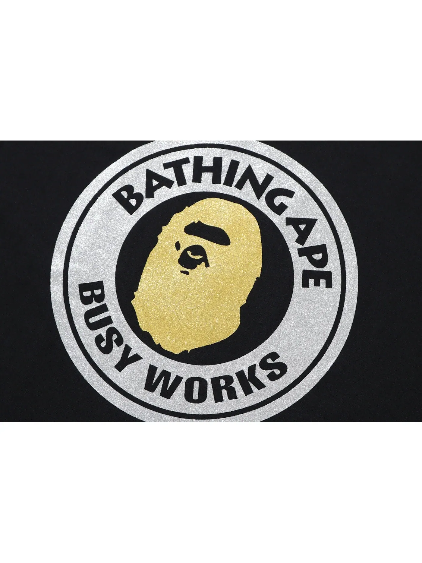 Мужская футболка с длинным рукавом BAPE — изображение 2 из 2, черный