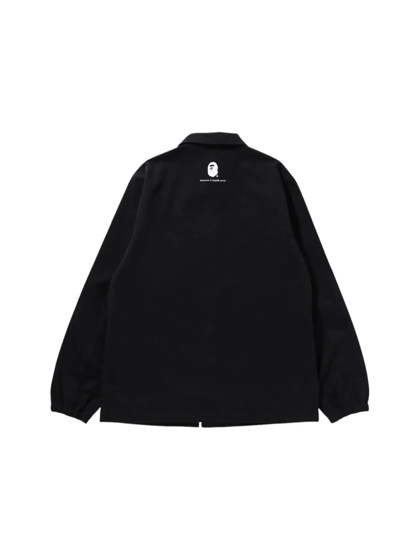 Мужская куртка-бомбер с принтом BAPE Go Ape Pointer College Coach — изображение 2 из 2, черный