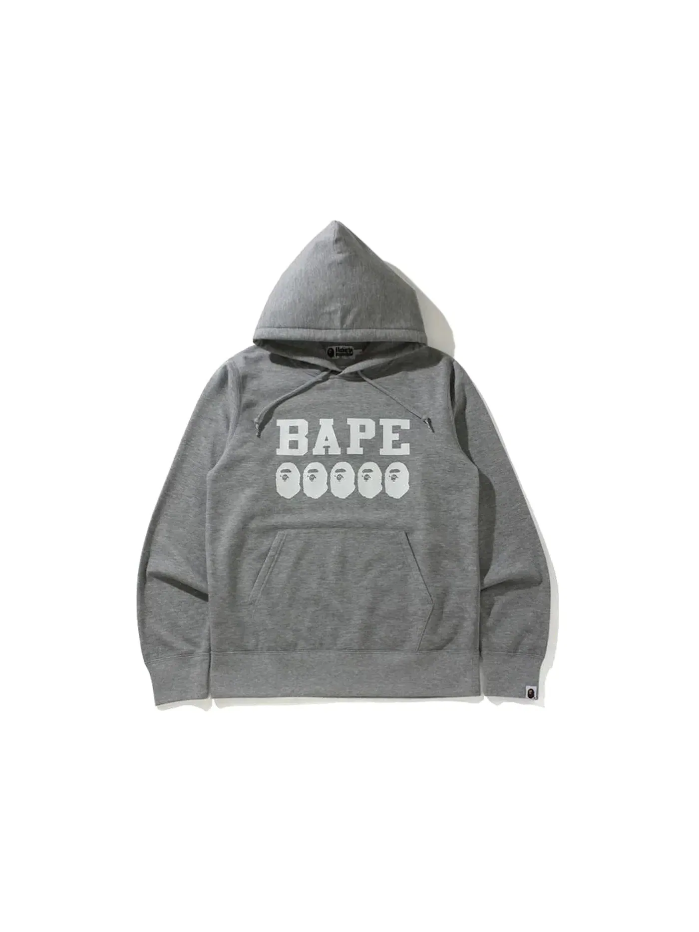 Мужской пуловер с принтом BAPE Go Skate Summer Hoodie BAPE — изображение 1 из 1, серый