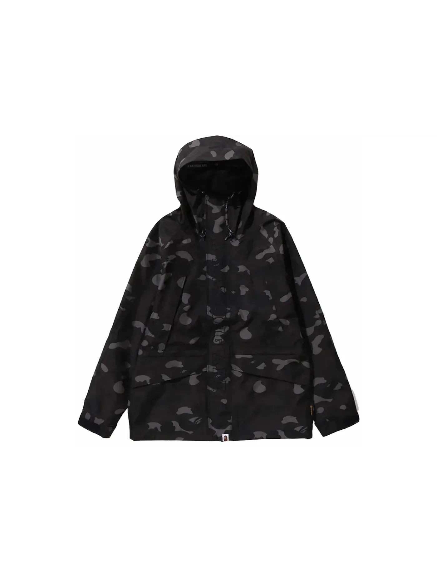 Мужская куртка для сноуборда с камуфляжным принтом BAPE — изображение 1 из 2, черный