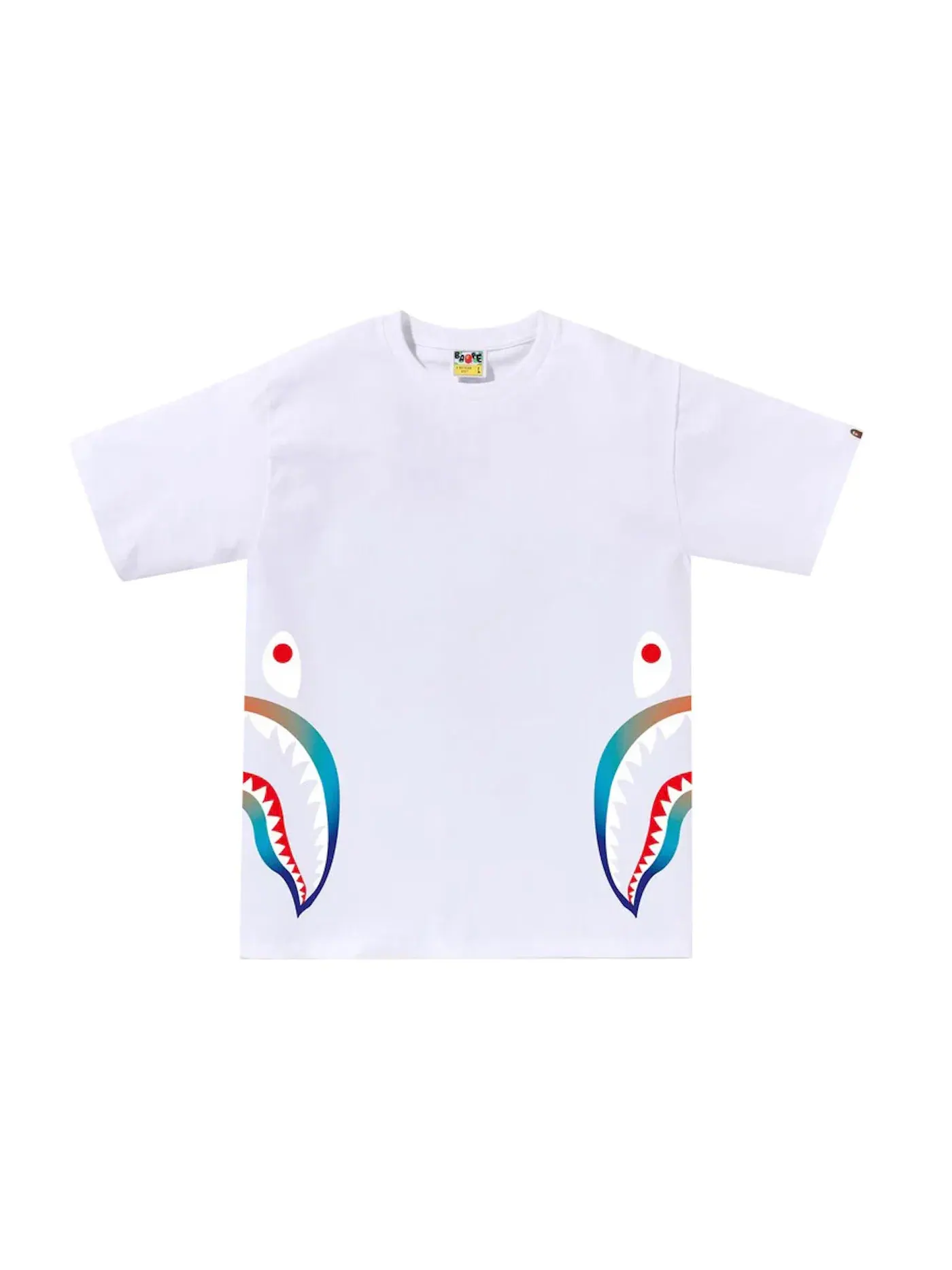 Мужская футболка с градиентом BAPE Tee — изображение 1 из 2, белый