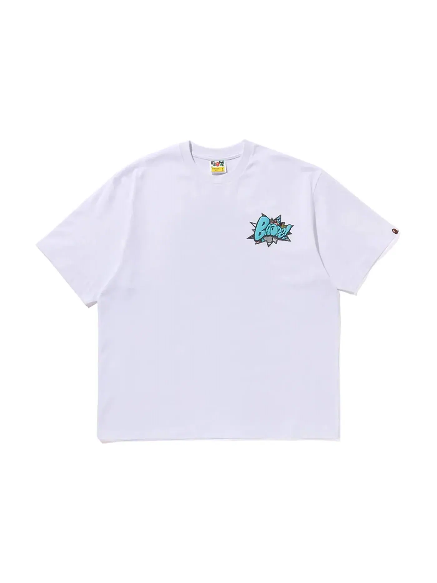 Детская футболка с принтом BAPE Graffiti BAPE Relaxed Fit Tee — изображение 2 из 2, белый