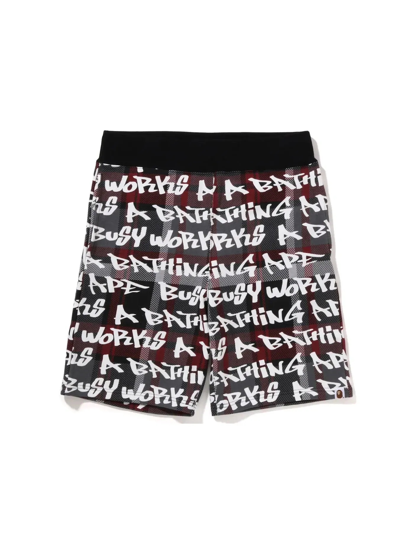Мужские шорты с принтом BAPE Shorts BAPE — изображение 1 из 2, черный