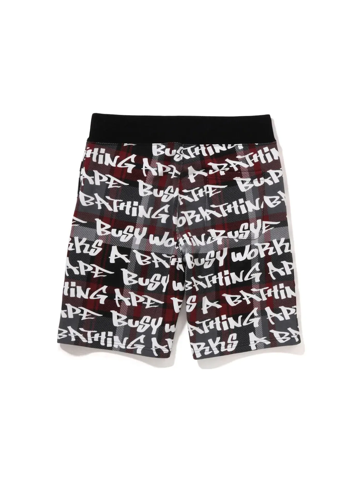 Мужские шорты с принтом BAPE Shorts BAPE — изображение 2 из 2, черный