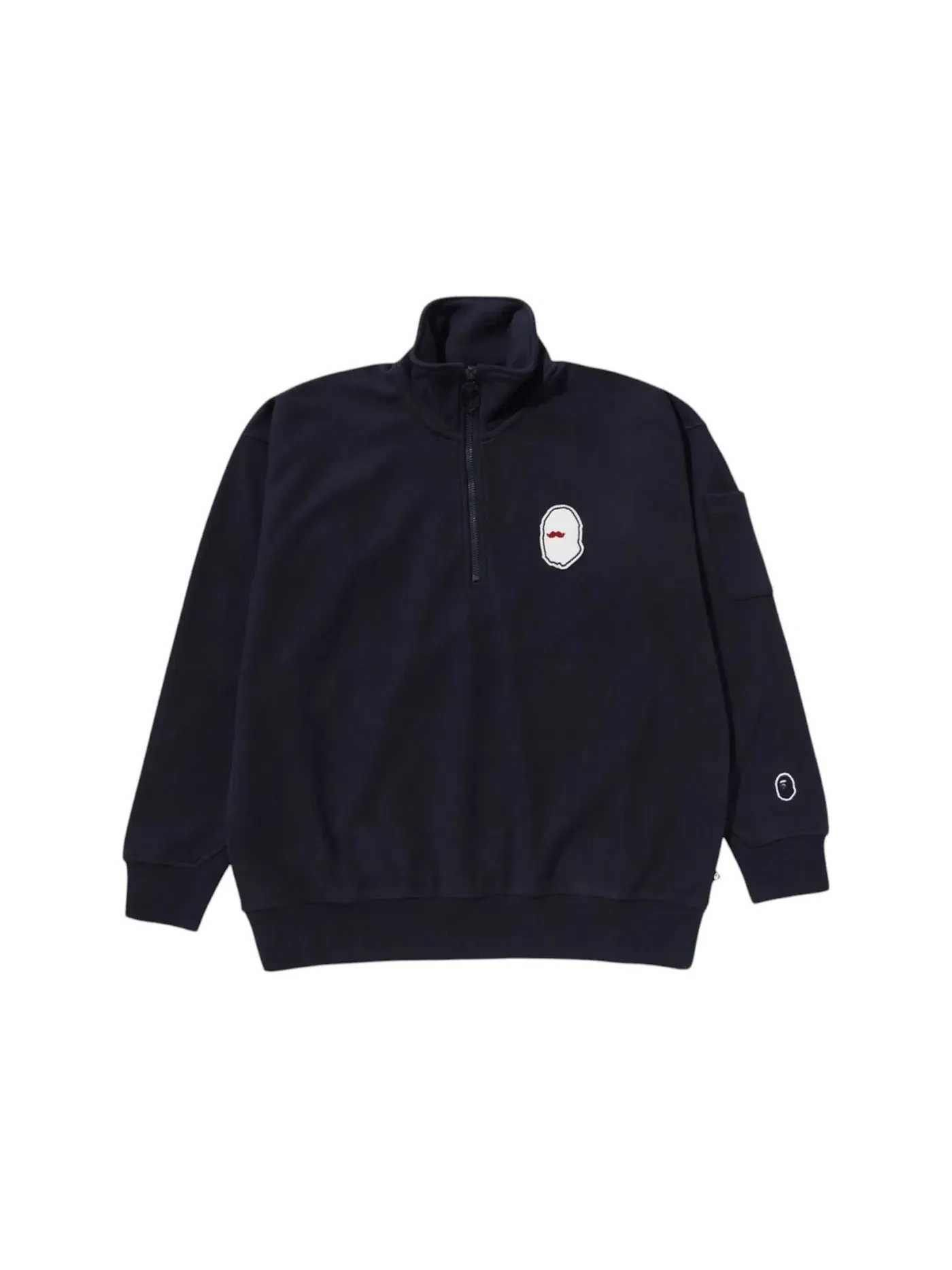 Мужской свитшот с длинным рукавом BAPE — изображение 1 из 1, темно-синий