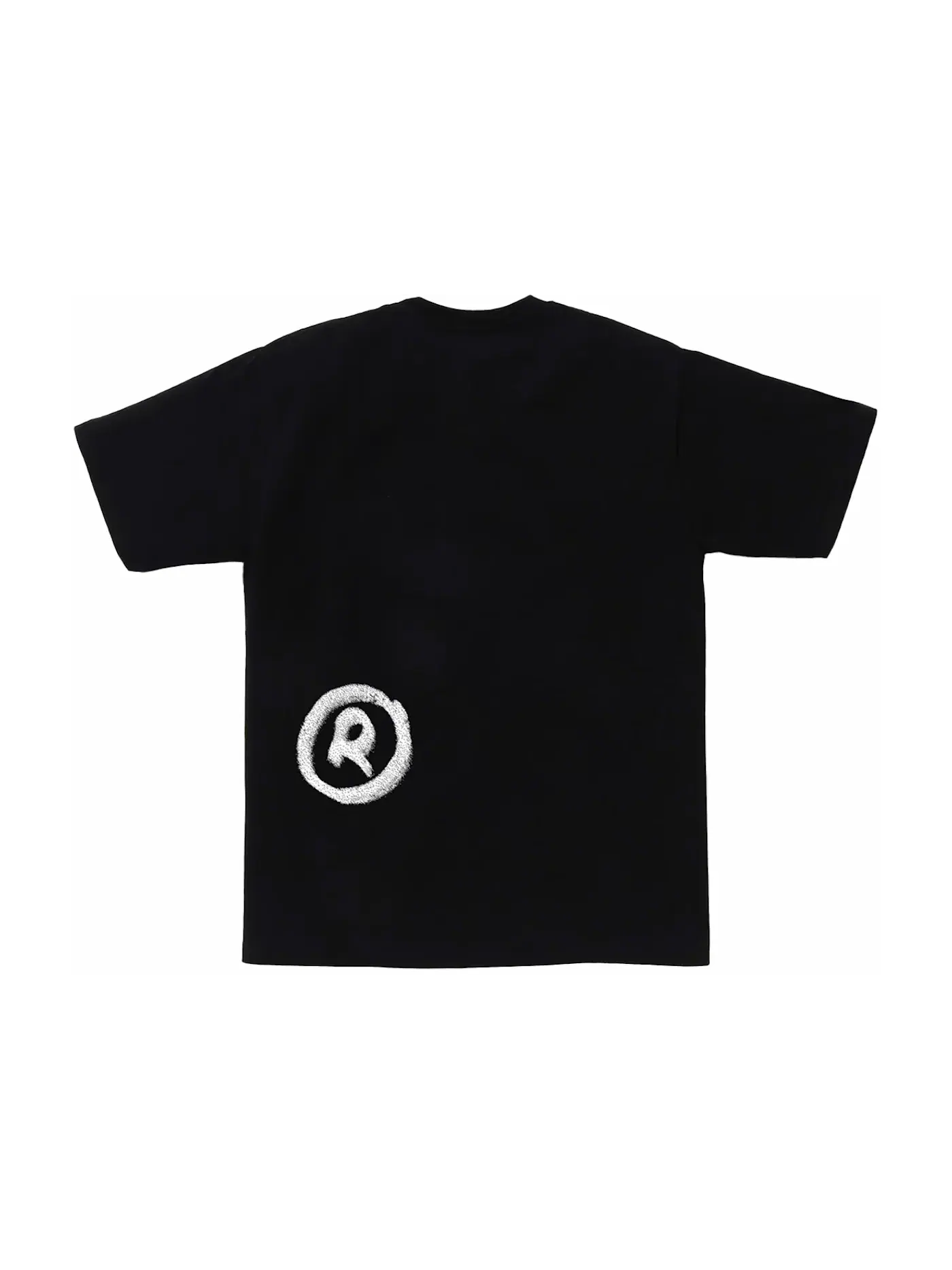 Мужская футболка с принтом Tee BAPE — изображение 2 из 2, черный