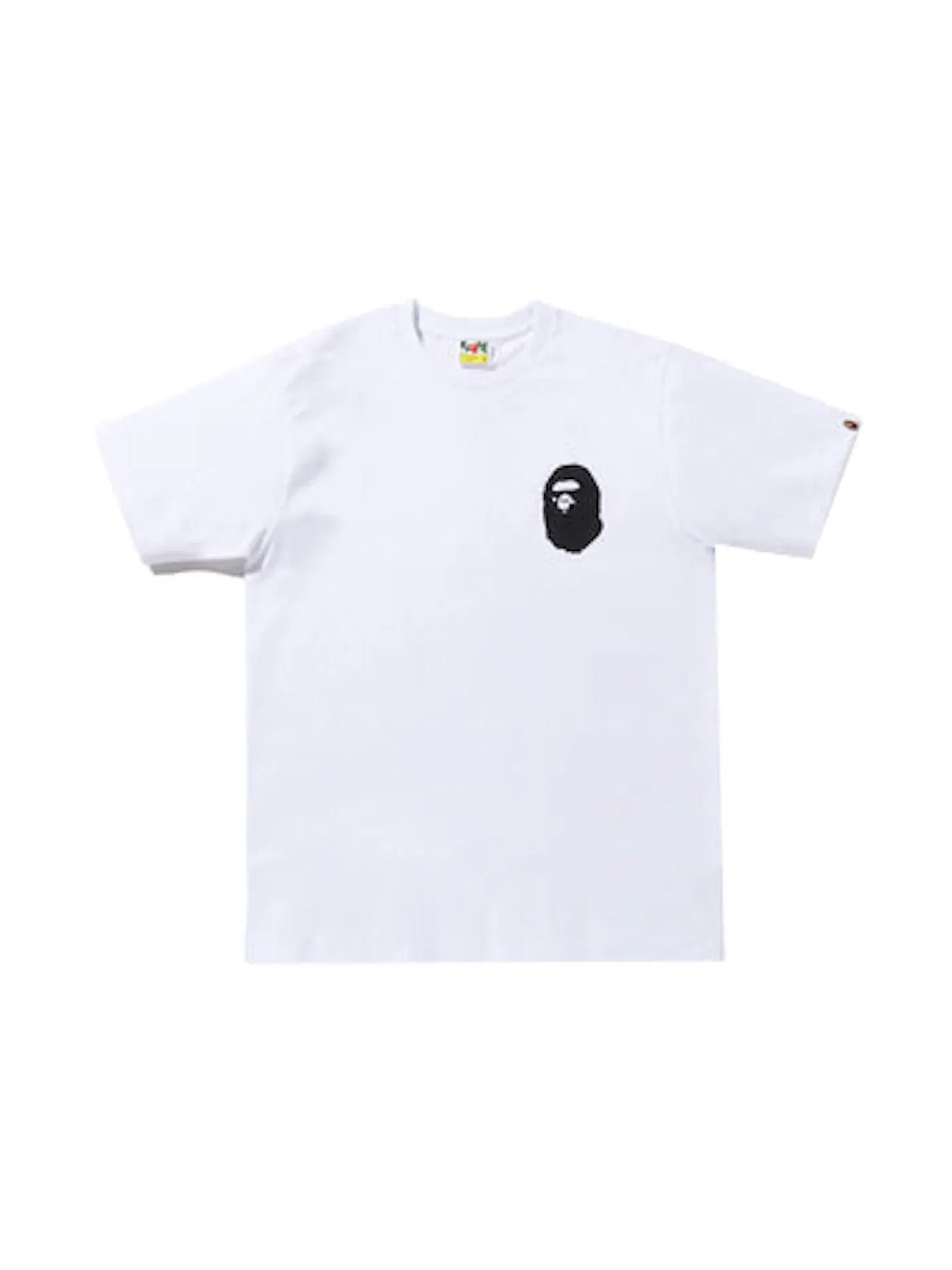 Мужская футболка с принтом Tee BAPE — изображение 1 из 1, белый