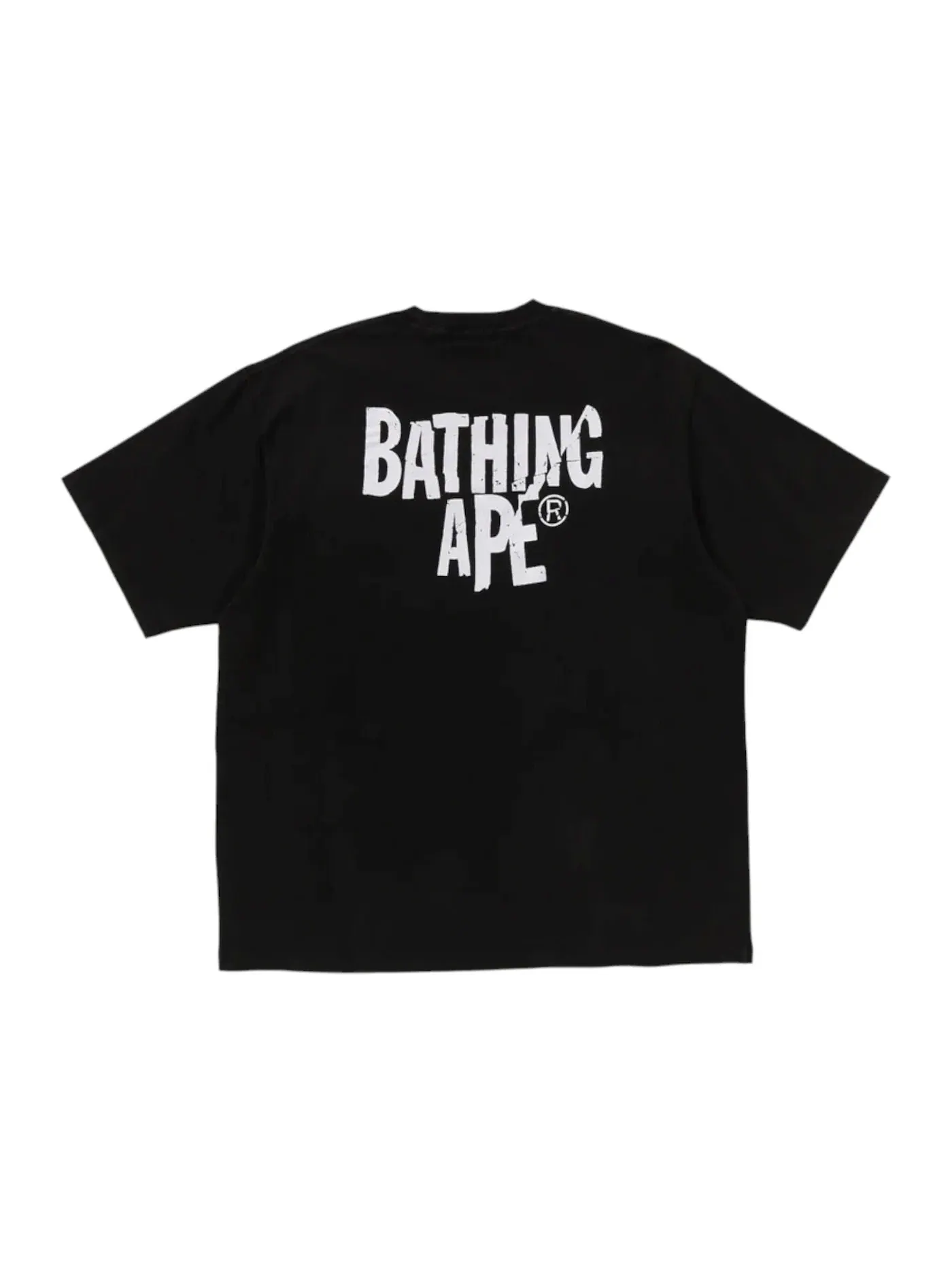 Мужская футболка свободного кроя Heavy Washed Ape Head Relaxed Fit Tee BAPE — изображение 2 из 2, черный
