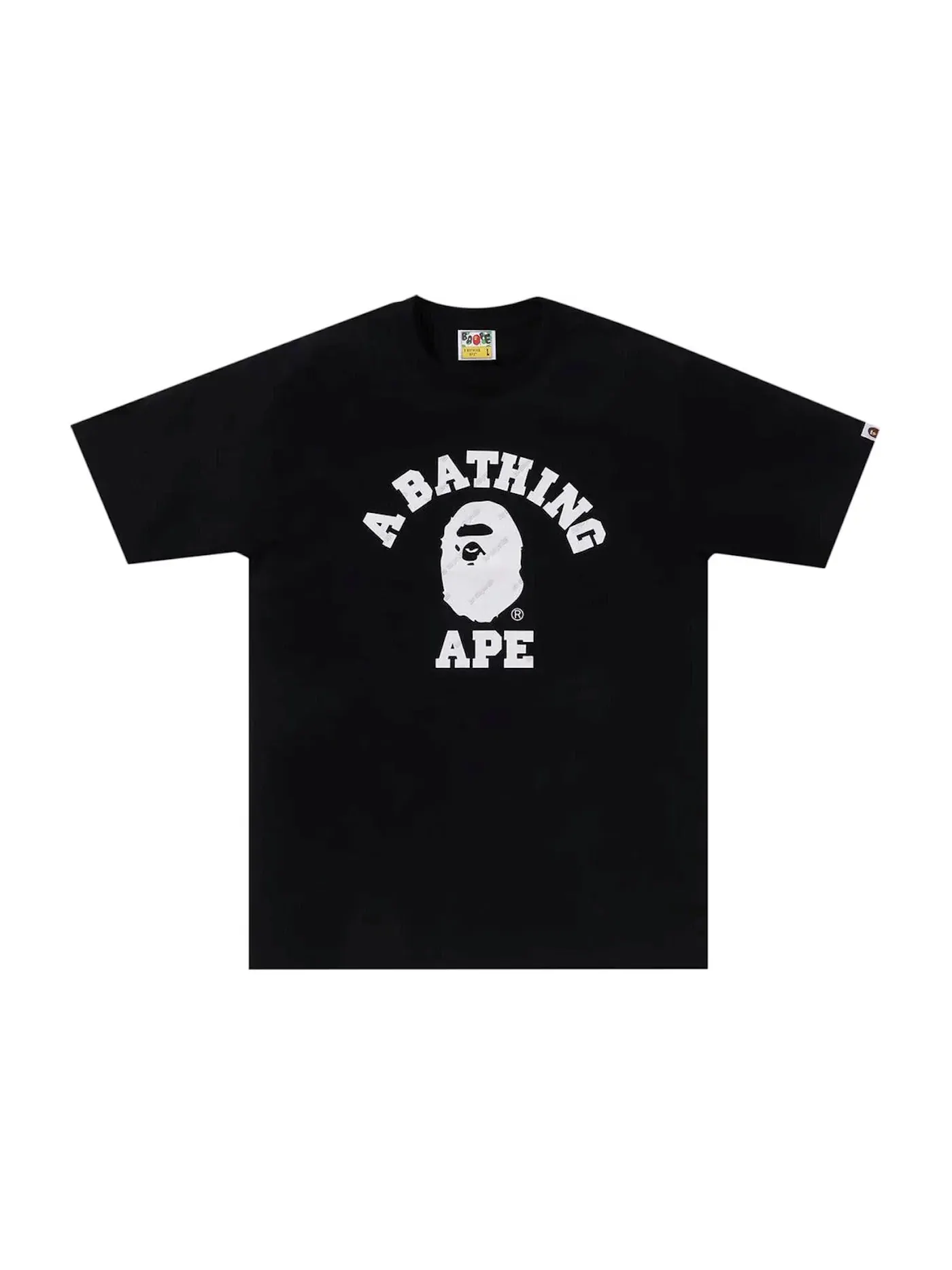 Мужская футболка с принтом BAPE Tee (FW24) — изображение 1 из 1, черный