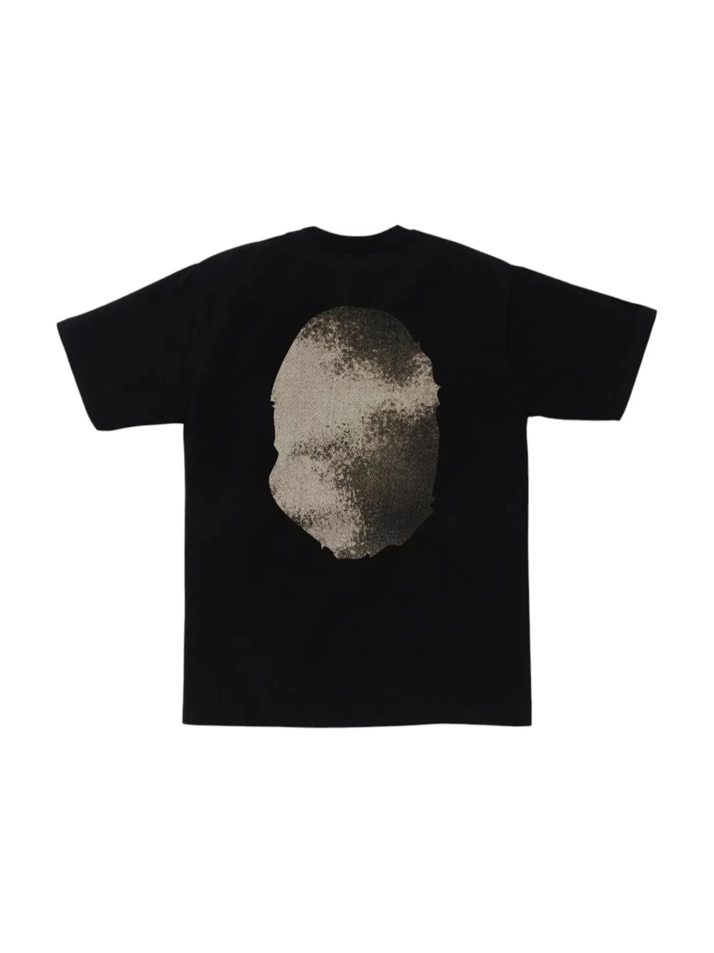 Мужская футболка с принтом BAPE Tee BAPE — изображение 2 из 2, черный