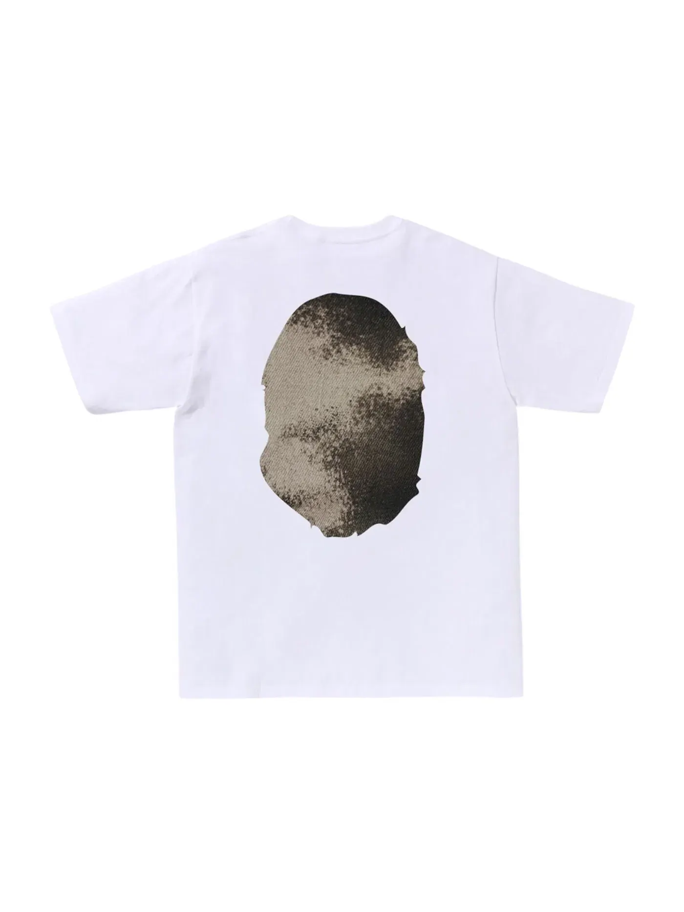 Мужская футболка с принтом BAPE Tee BAPE — изображение 2 из 2, белый