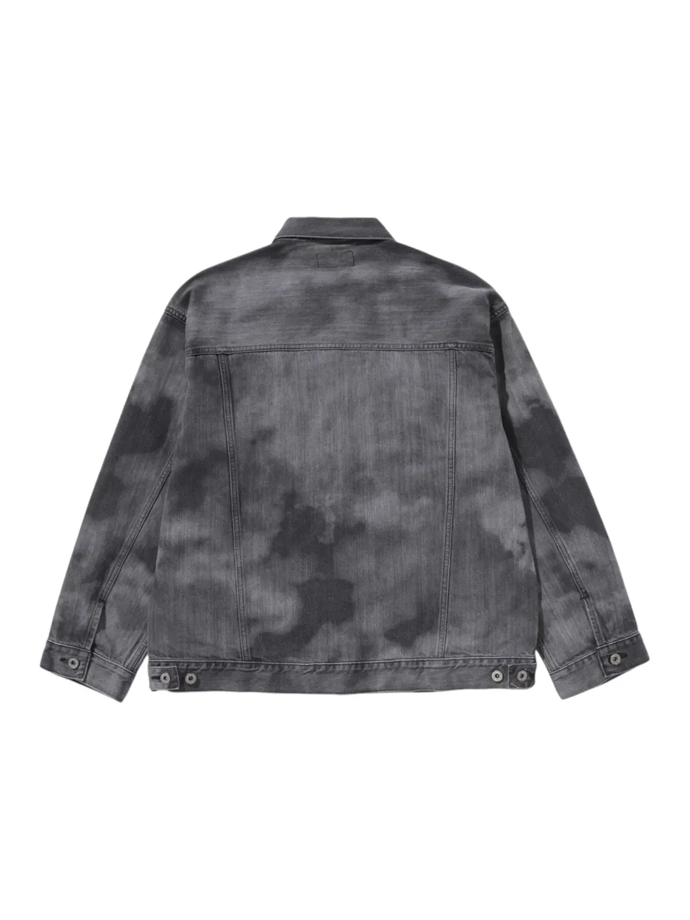 Мужская джинсовая куртка с принтом BAPE Jacket BAPE — изображение 2 из 2, черный