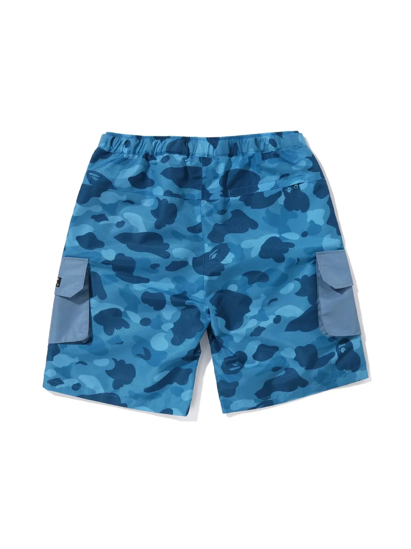 Мужские шорты с камуфляжным принтом BAPE — изображение 2 из 2, синий