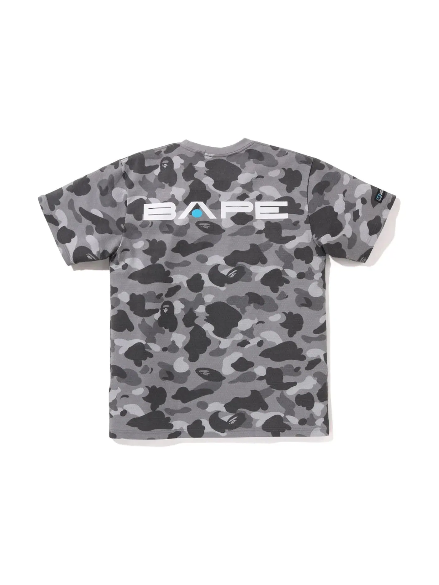 Мужская футболка с камуфляжным принтом Tee BAPE — изображение 2 из 2, серый