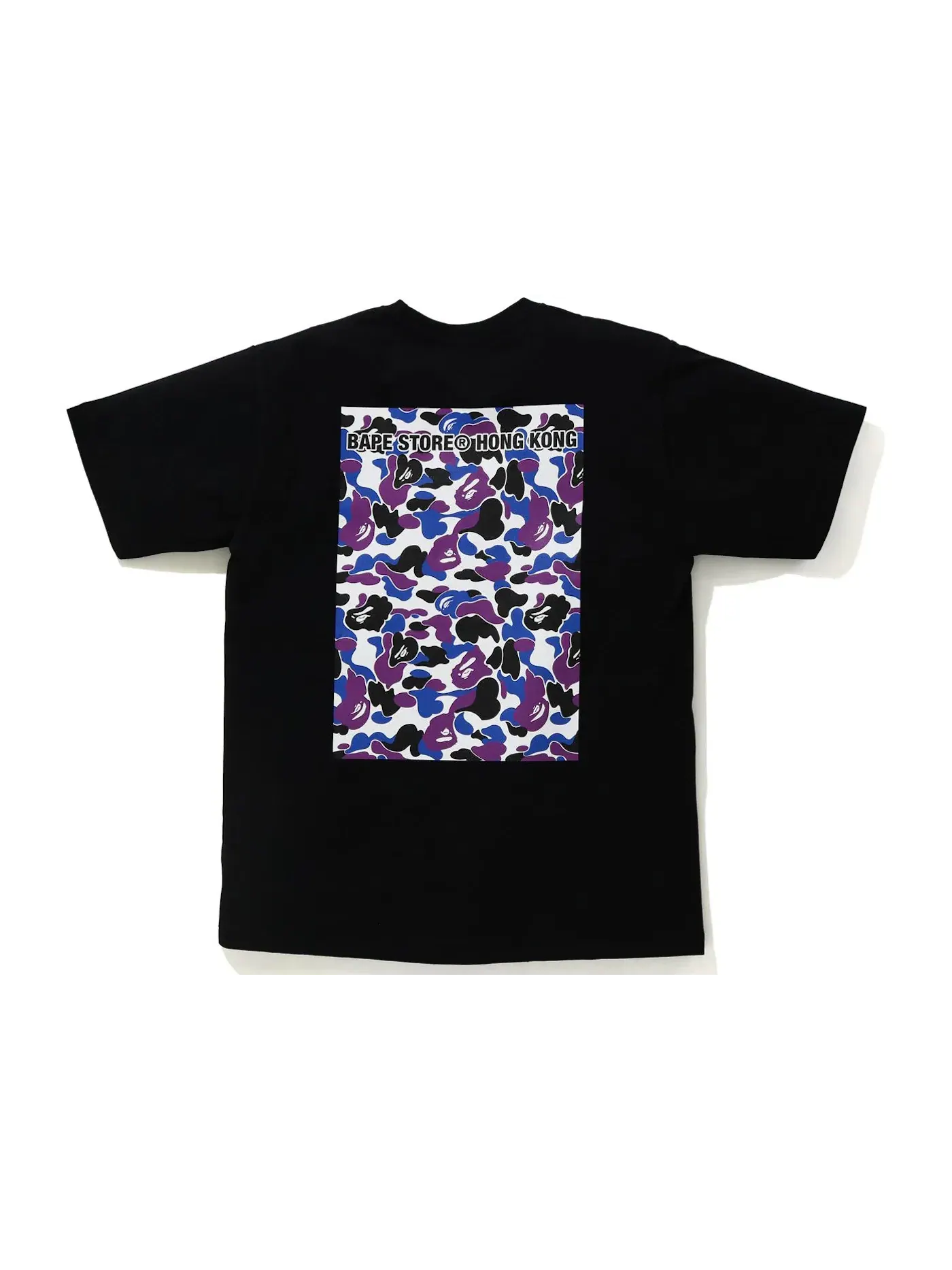 Мужская футболка с принтом BAPE Hong Kong 15th Anniversary Tee BAPE — изображение 2 из 2, черный