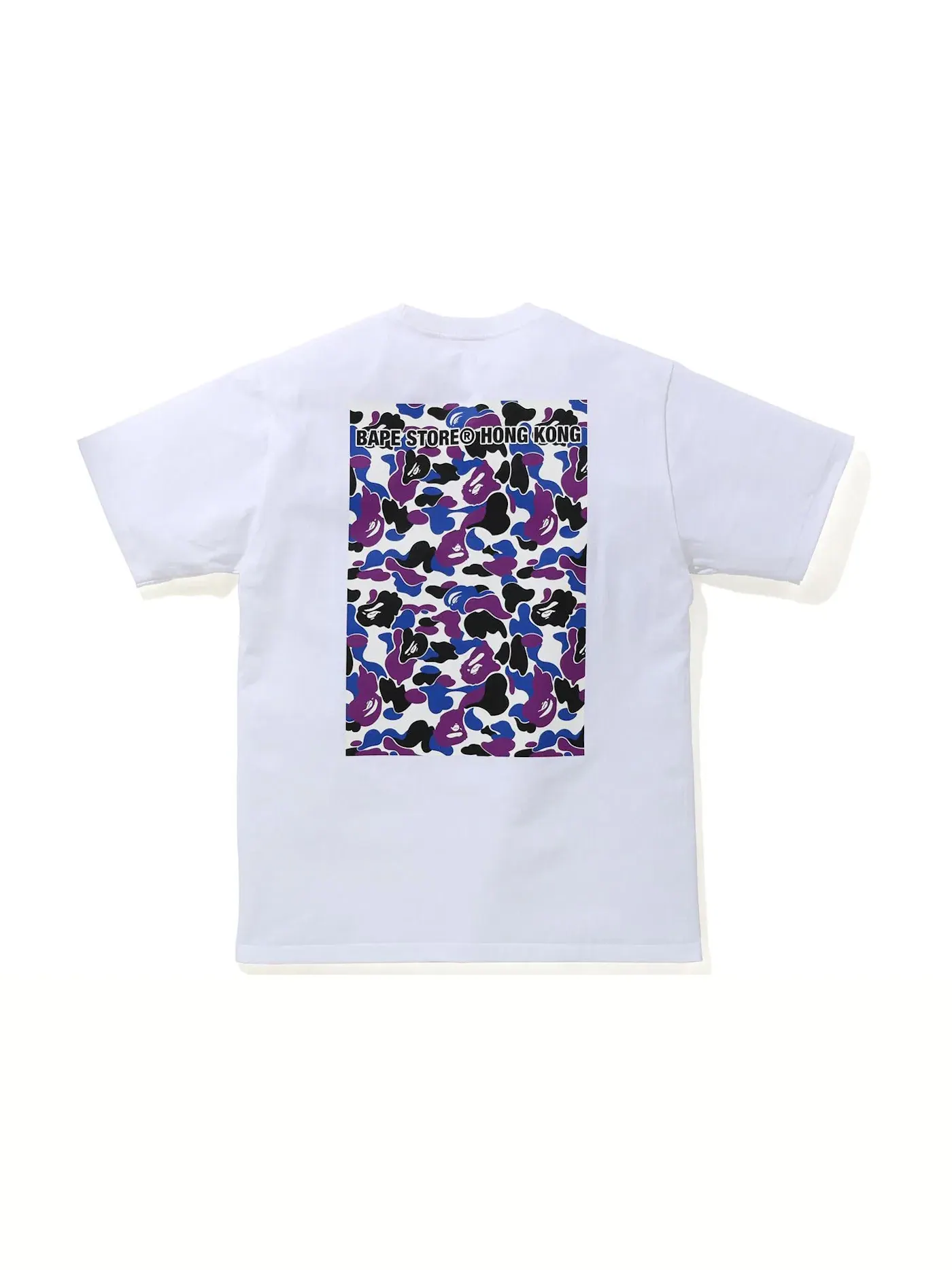 Мужская футболка с принтом BAPE Hong Kong 15th Anniversary Tee BAPE — изображение 2 из 2, белый