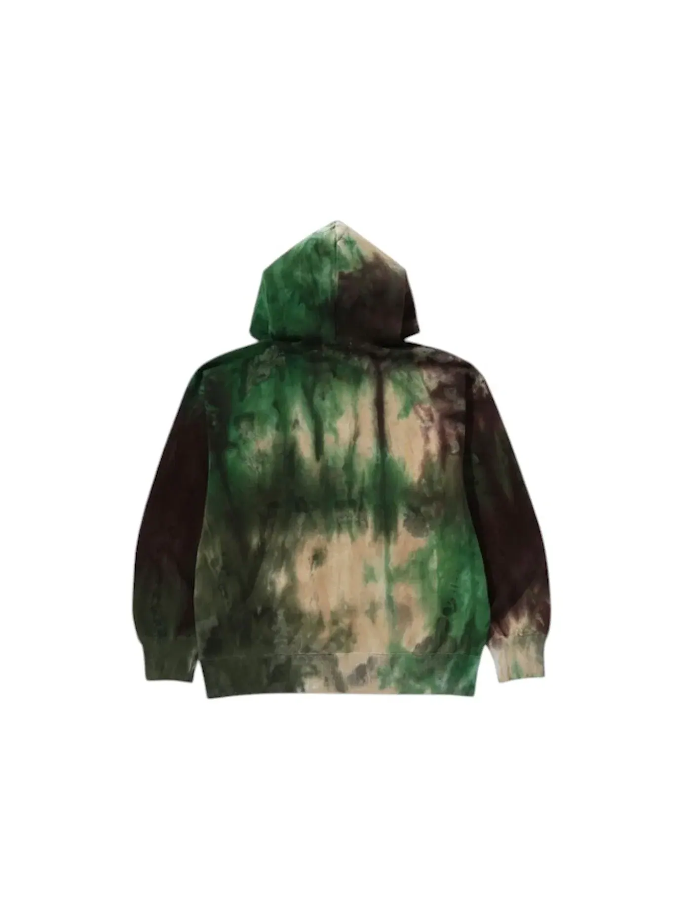 Мужской пуловер с капюшоном с принтом Hoodie BAPE — изображение 2 из 2, зеленый