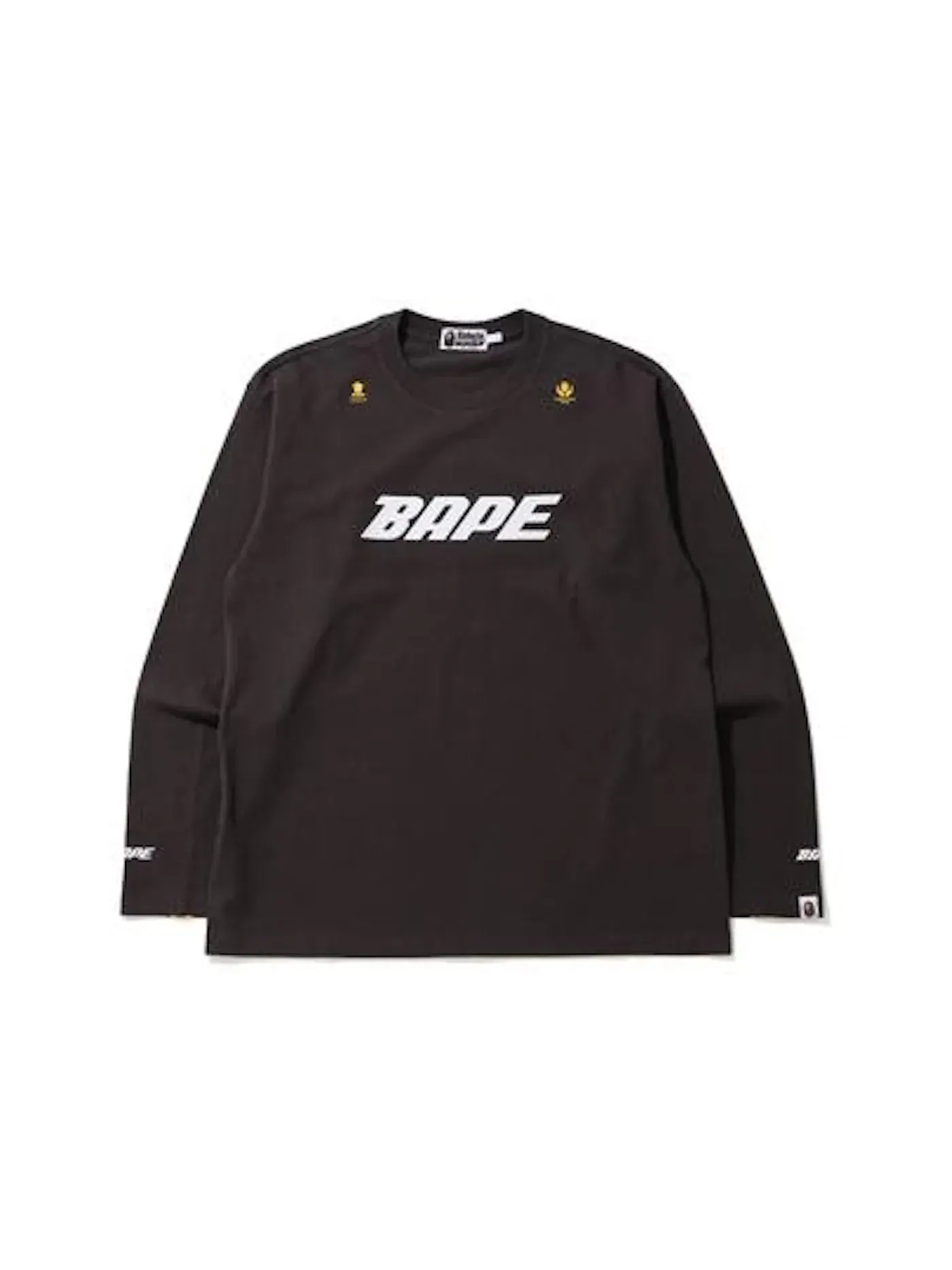 Мужская футболка с длинным рукавом In Transit BAPE — изображение 1 из 2, серый
