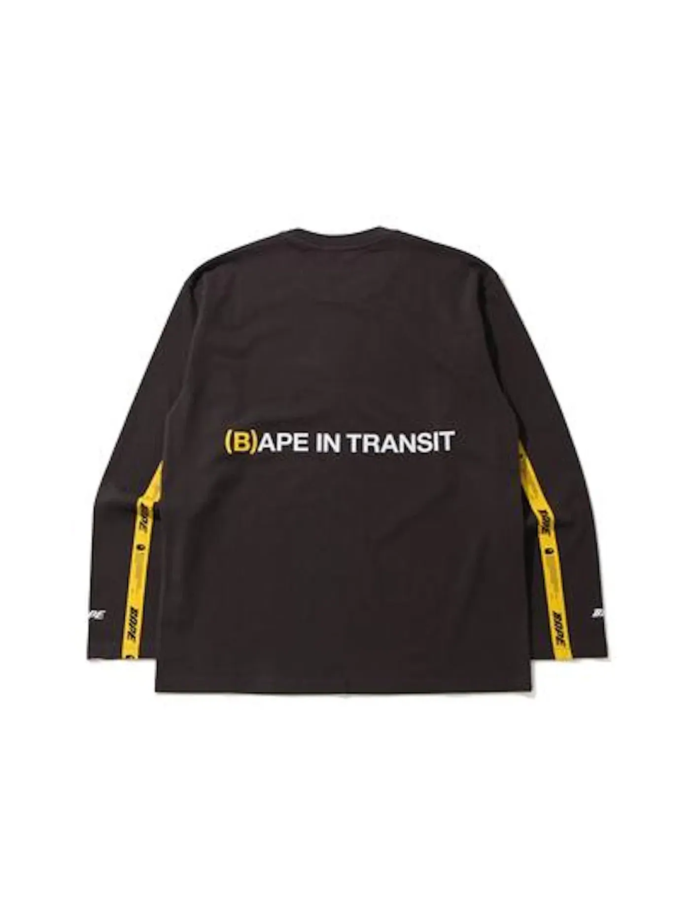 Мужская футболка с длинным рукавом In Transit BAPE — изображение 2 из 2, серый