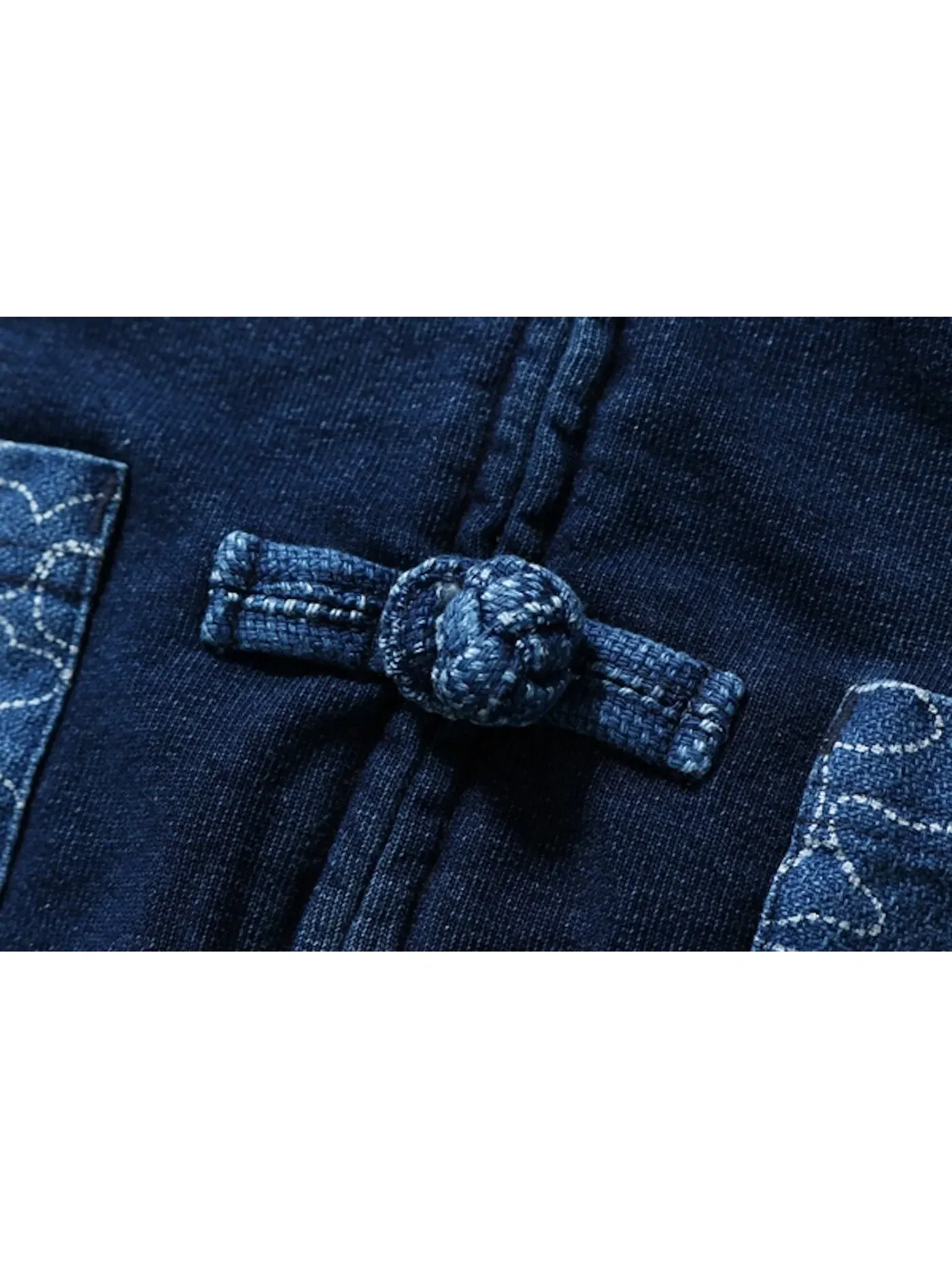Мужской худи с капюшоном Indigo Shark Button BAPE — изображение 3 из 4, синий