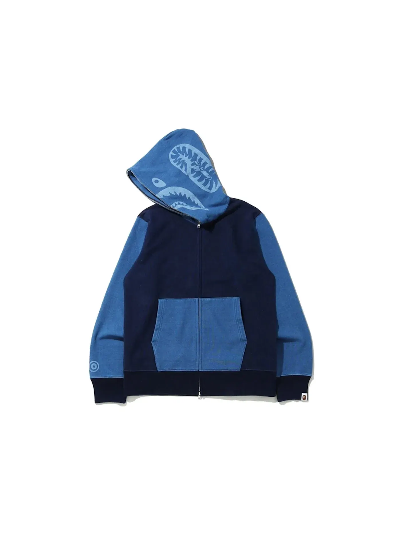 Мужская худи с длинным рукавом BAPE — изображение 2 из 2, синий
