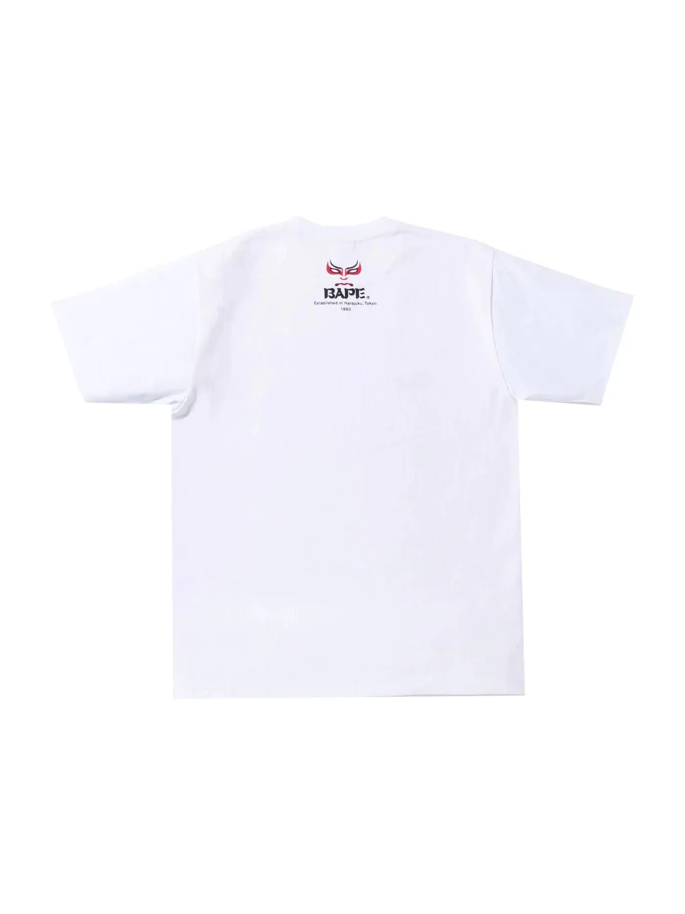 Мужская футболка с принтом BAPE Japan Culture Kabuki Tee — изображение 2 из 3, белый