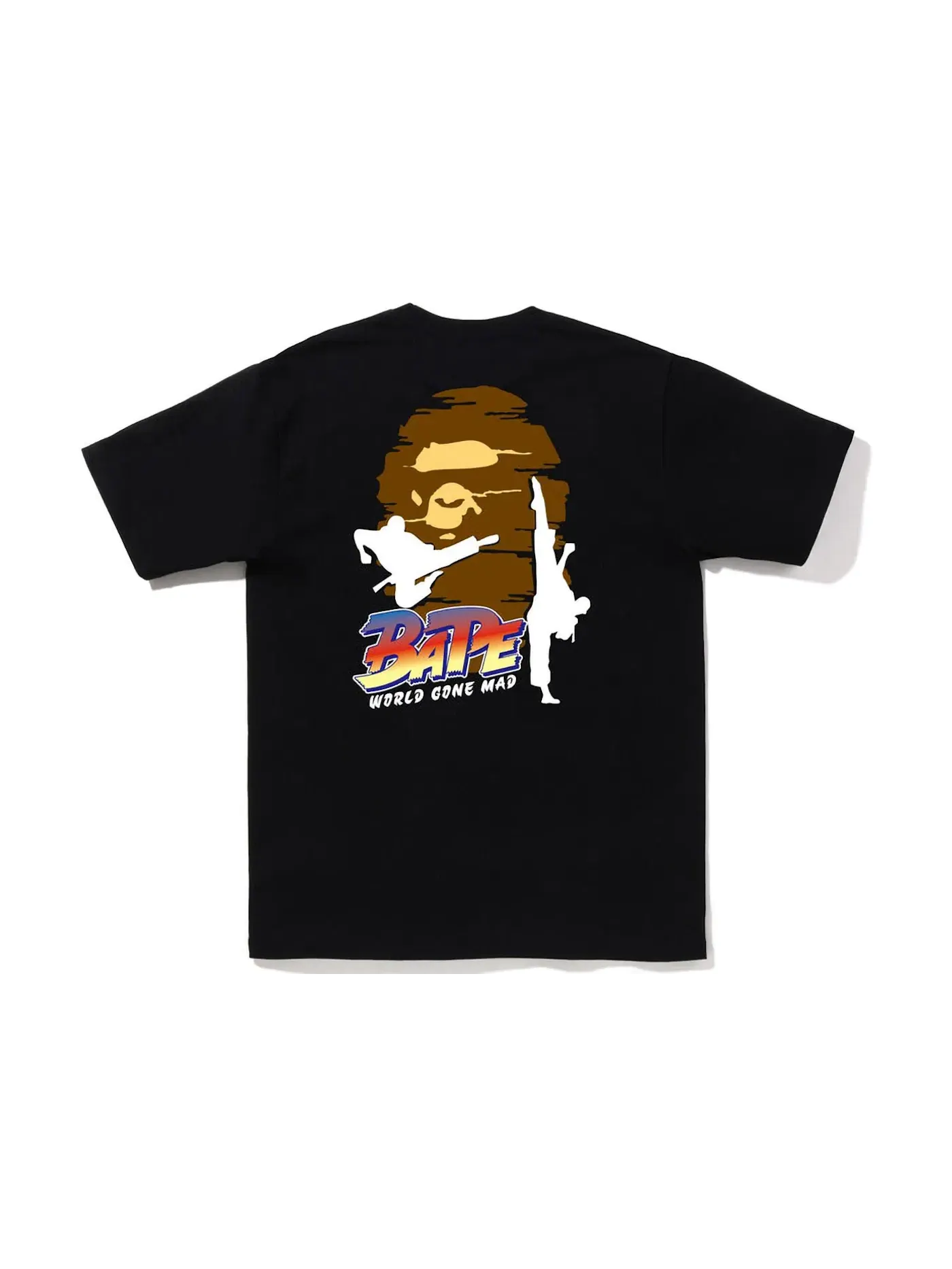 Мужская футболка с принтом BAPE Tee BAPE — изображение 1 из 2, черный