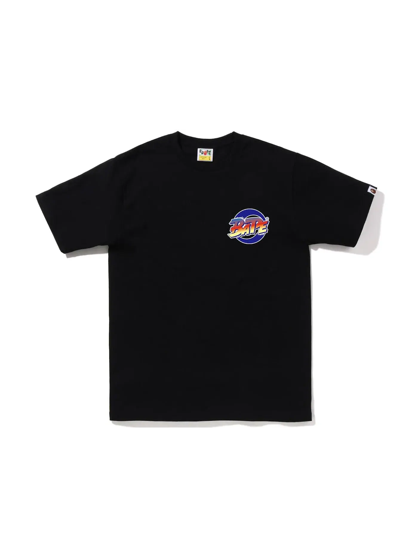 Мужская футболка с принтом BAPE Tee BAPE — изображение 2 из 2, черный
