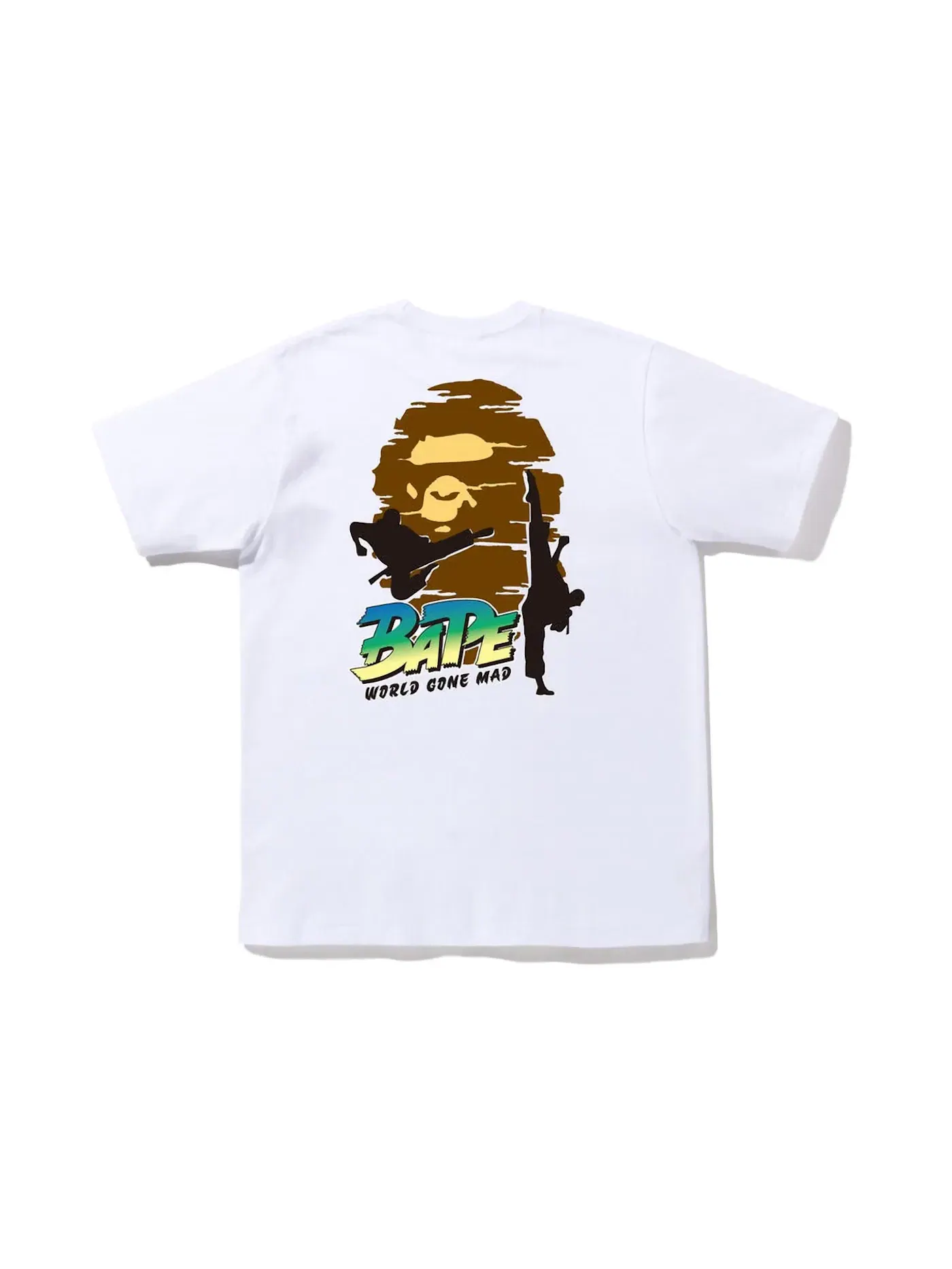 Мужская футболка с принтом BAPE Tee — изображение 1 из 2, белый