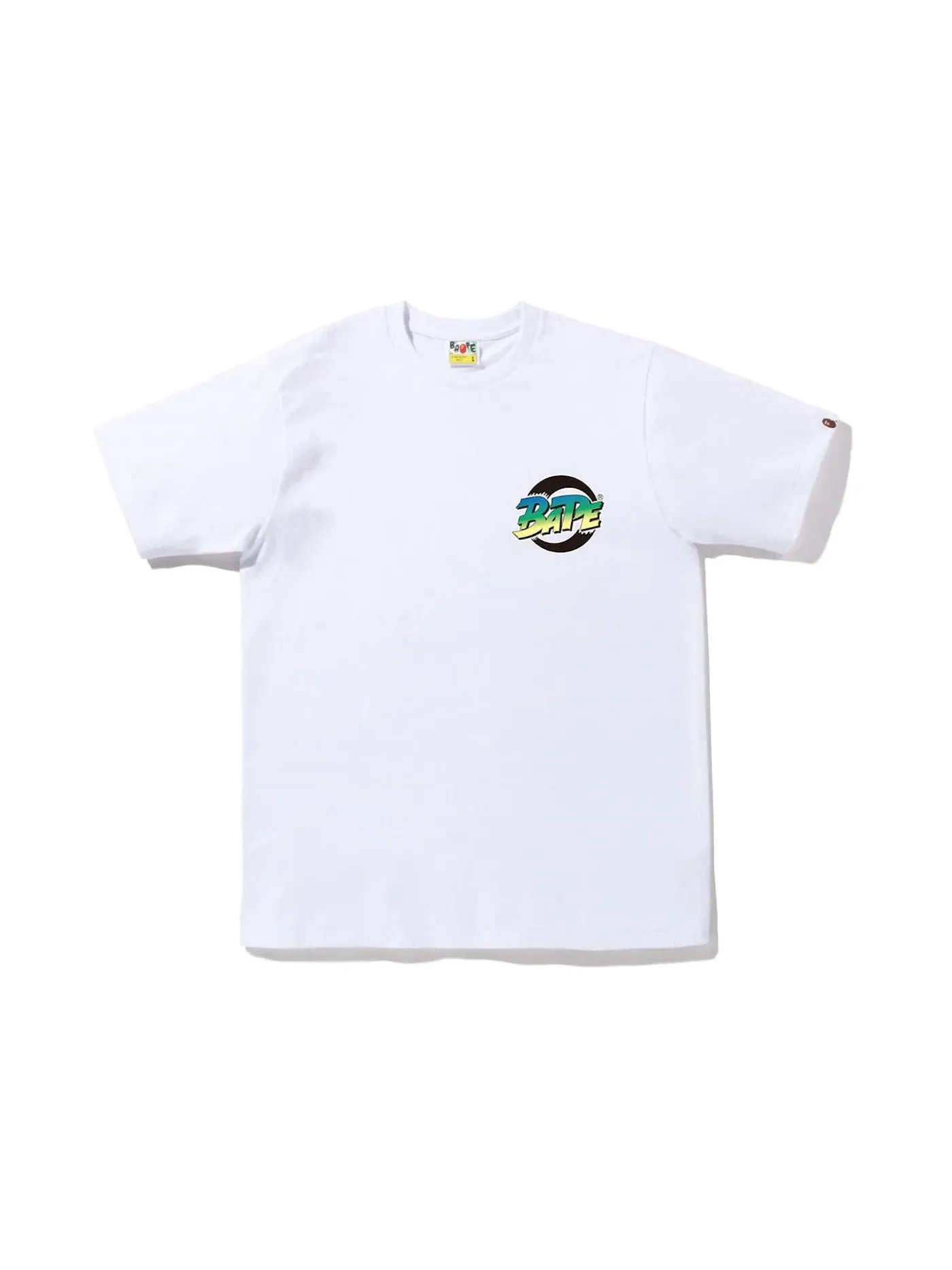 Мужская футболка с принтом BAPE Tee — изображение 2 из 2, белый