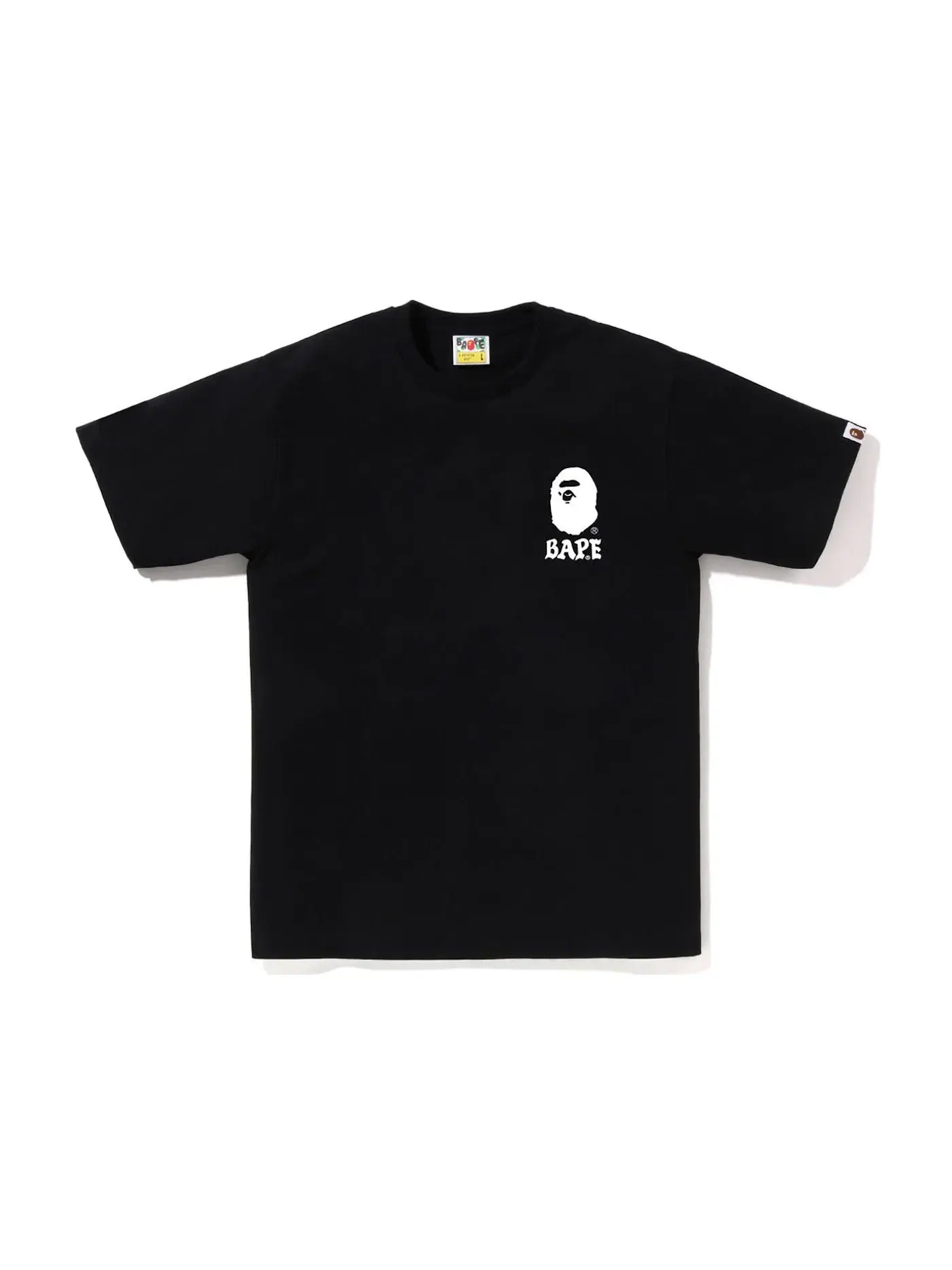 Мужская футболка с принтом BAPE Japan Culture Lettered Tee — изображение 2 из 2, черный