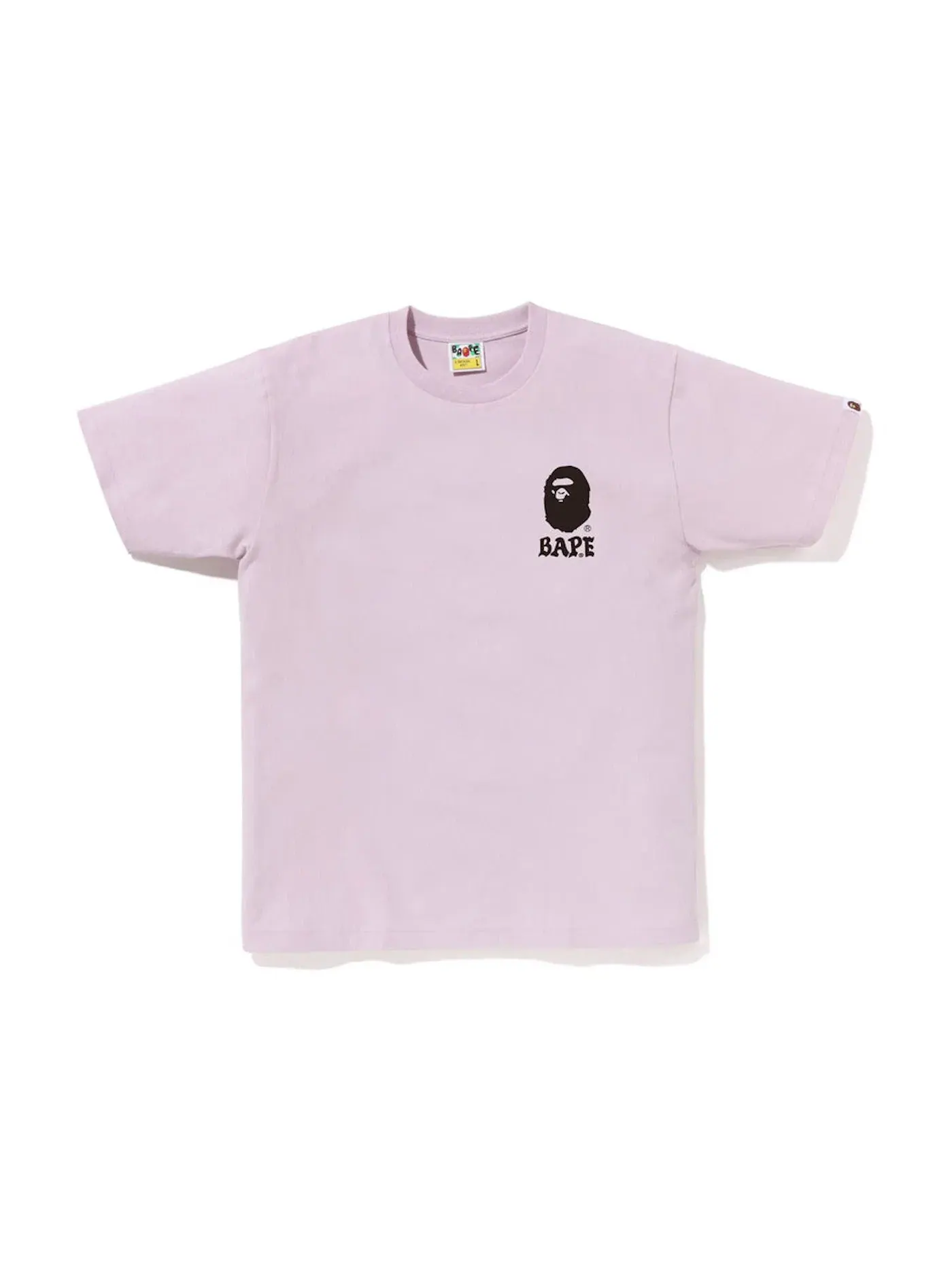 Мужская футболка с принтом BAPE Japan Culture Lettered Tee BAPE — изображение 2 из 2, фиолетовый
