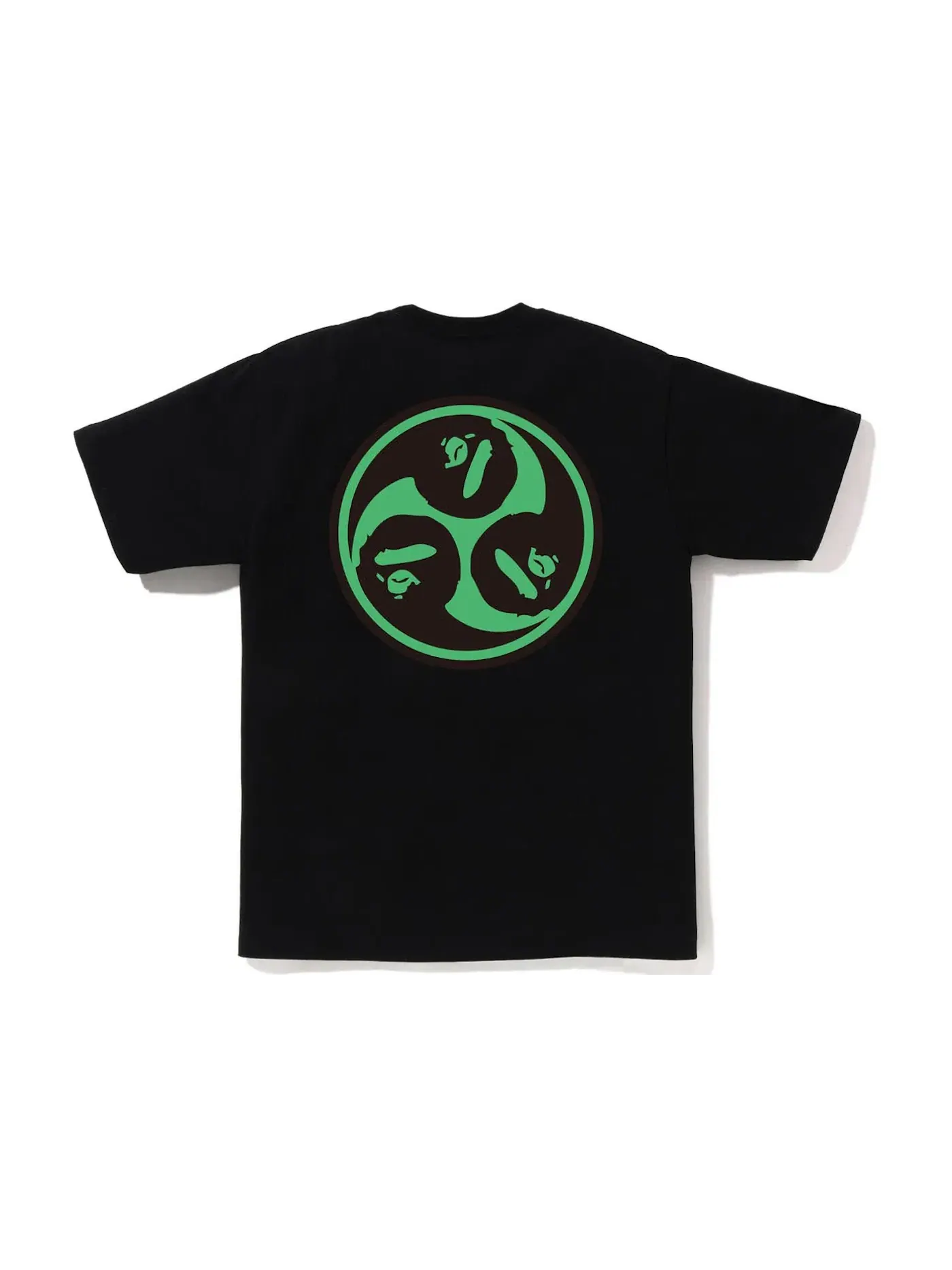 Мужская футболка с принтом Tee BAPE — изображение 1 из 2, черный
