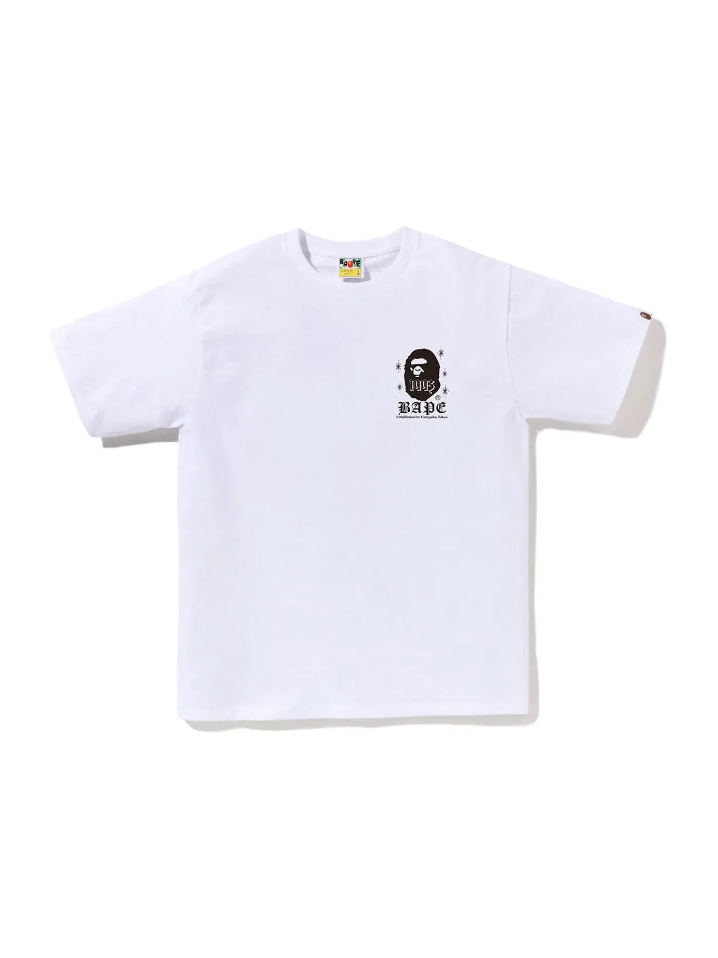 Мужская футболка с принтом BAPE Japan Culture Sumo Tee BAPE — изображение 2 из 2, белый