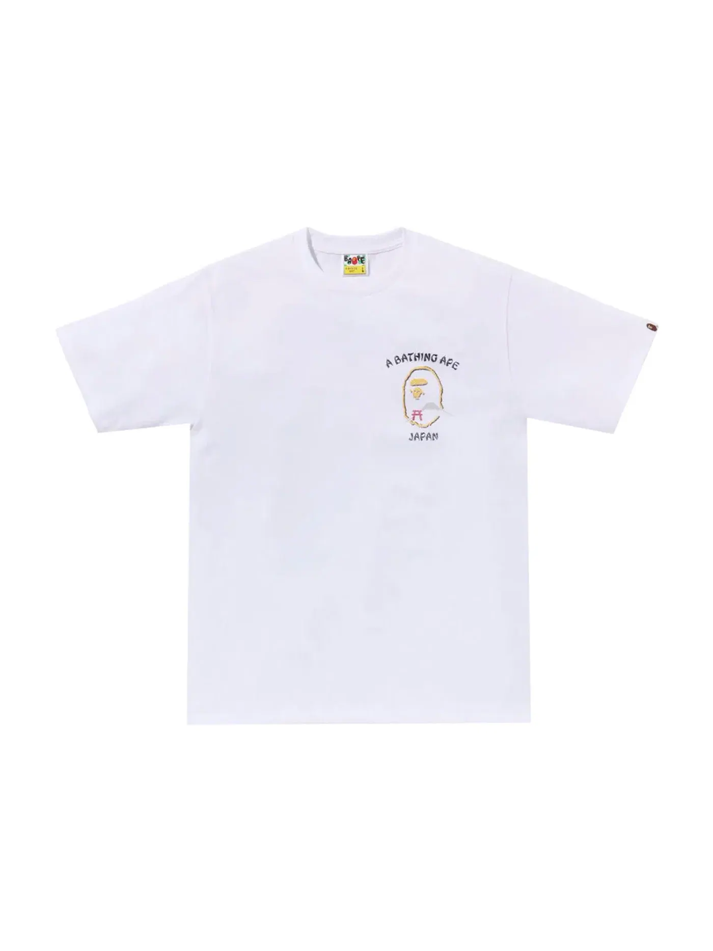 Мужская футболка с принтом BAPE Japan Souvenir #2 Tee — изображение 2 из 2, белый
