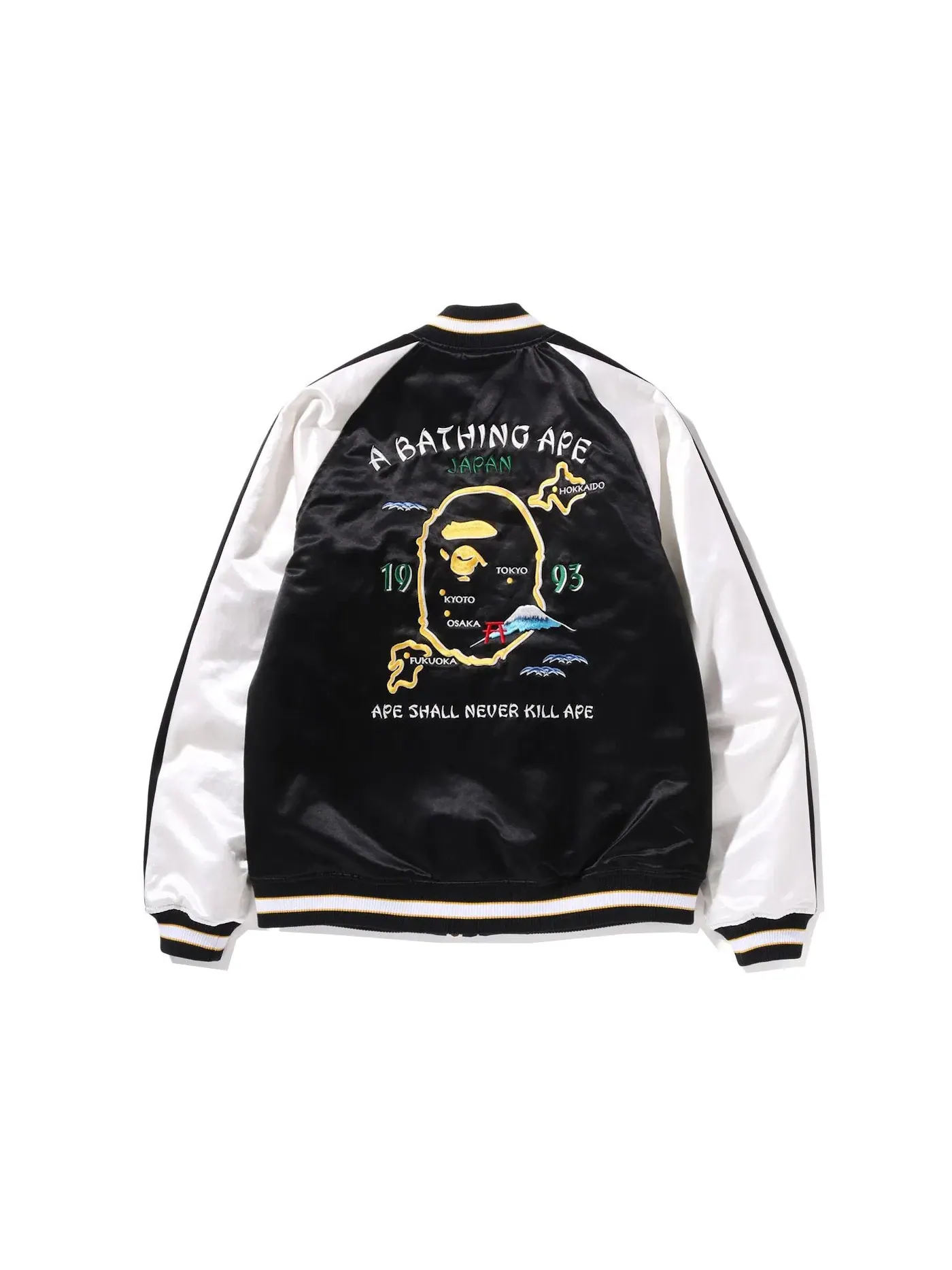 Мужская куртка-сувенир BAPE — изображение 2 из 2, черный