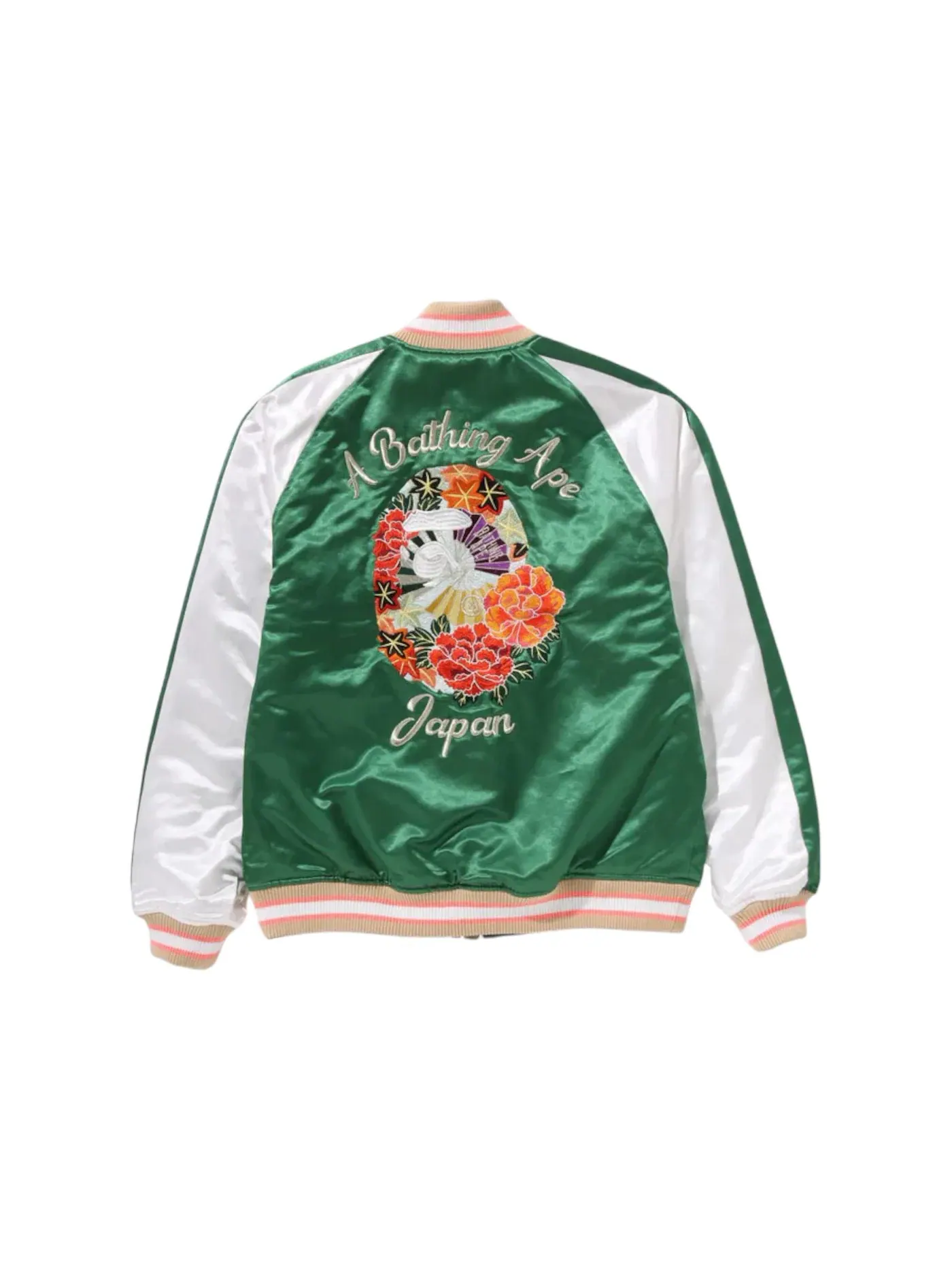 Мужская куртка с вышивкой BAPE — изображение 2 из 3, зеленый