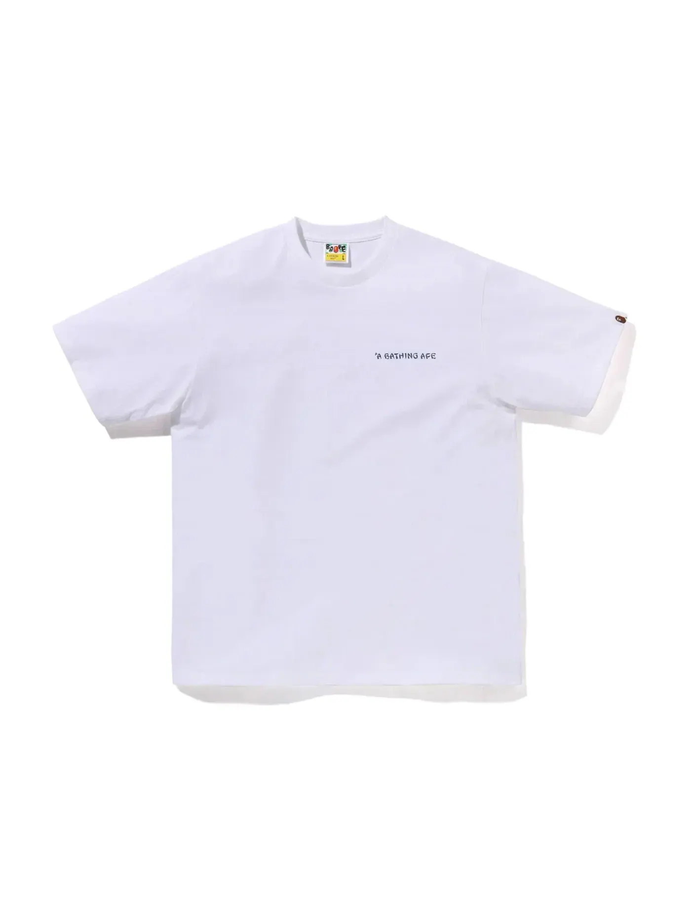 Мужская футболка с принтом Japanese Tattoo Logo Tee BAPE — изображение 2 из 2, белый