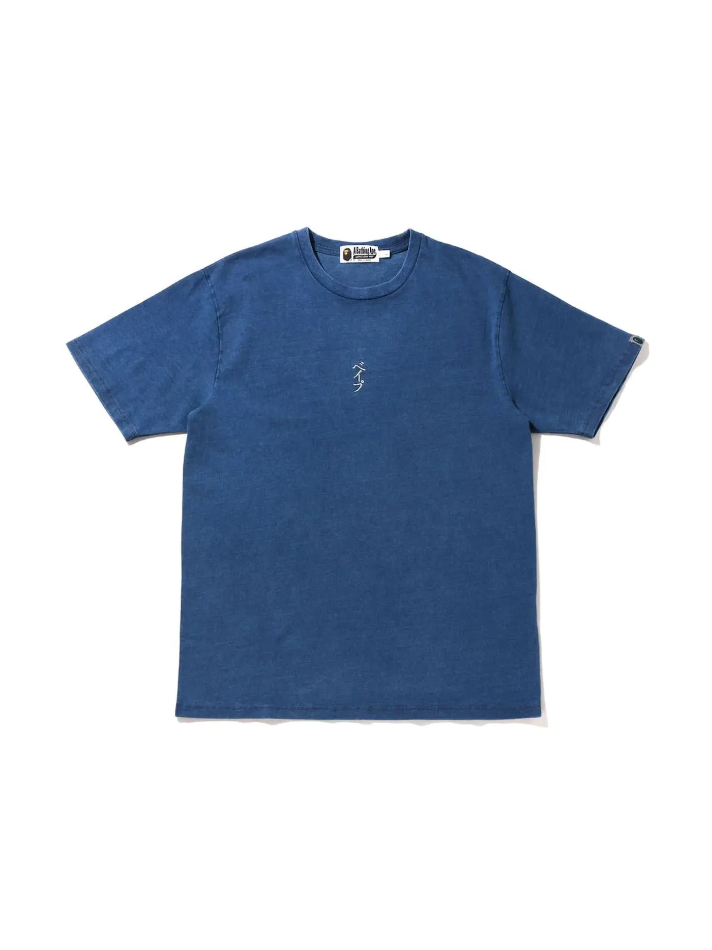 Мужская футболка с принтом Kamon Tee BAPE — изображение 1 из 2, синий