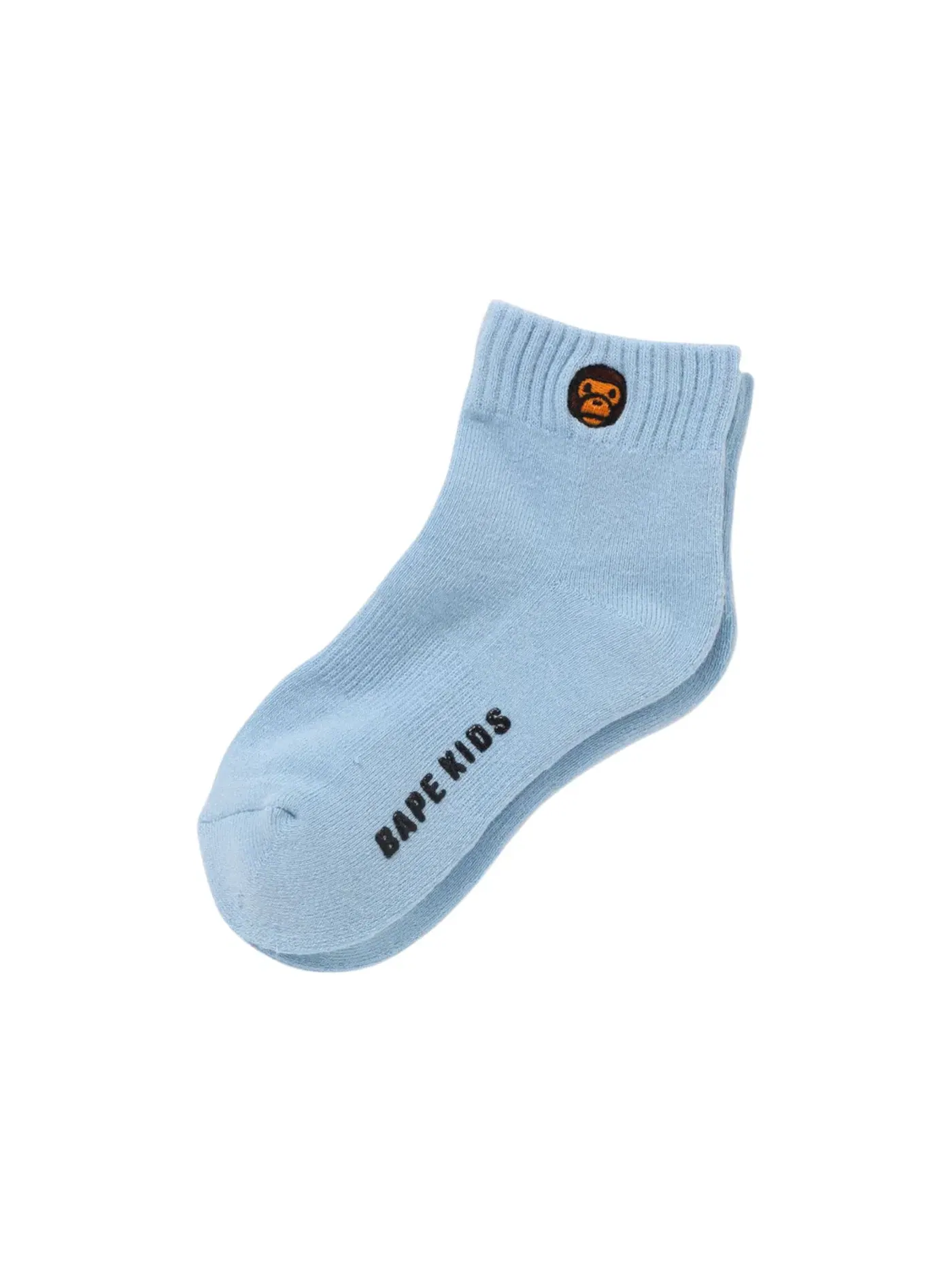 Женские носки с принтом Baby Milo One Point BAPE, Sax — изображение 1 из 1
