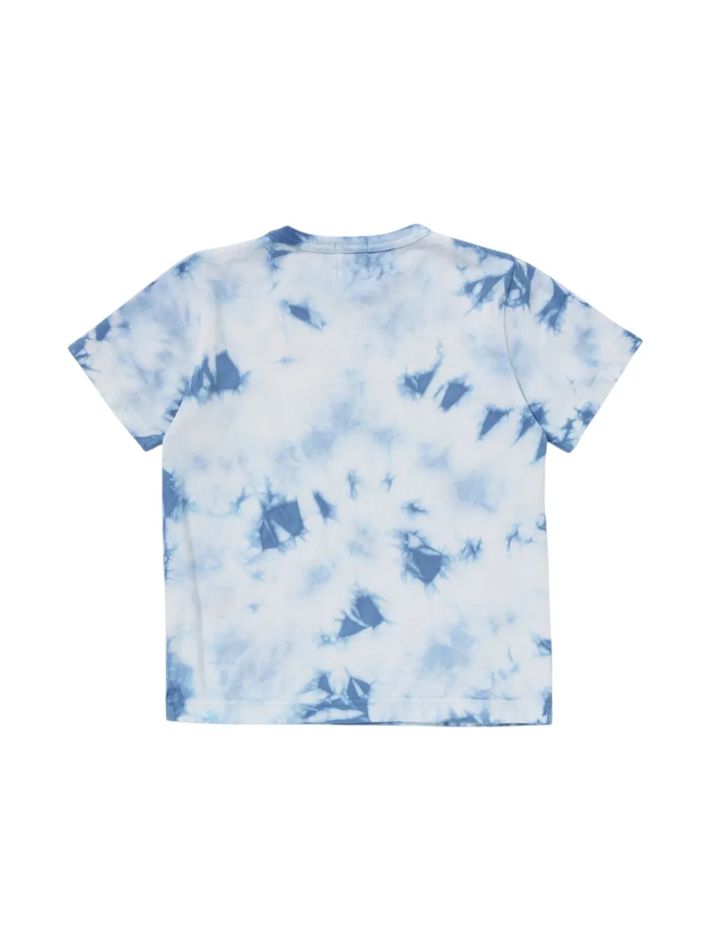 Детская футболка с принтом BAPE Kids Shark Tie Dye Tee — изображение 2 из 2, синий