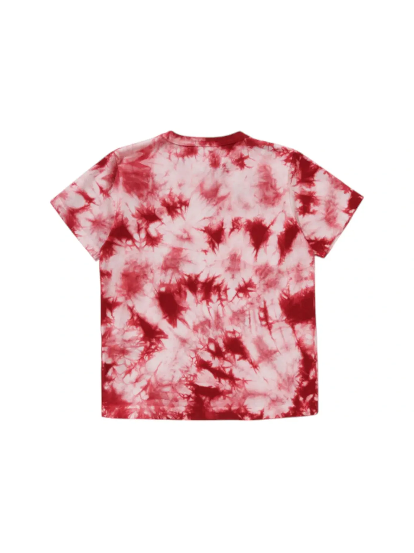 Детская футболка с принтом BAPE Kids Shark Tie Dye Tee — изображение 2 из 2, красный