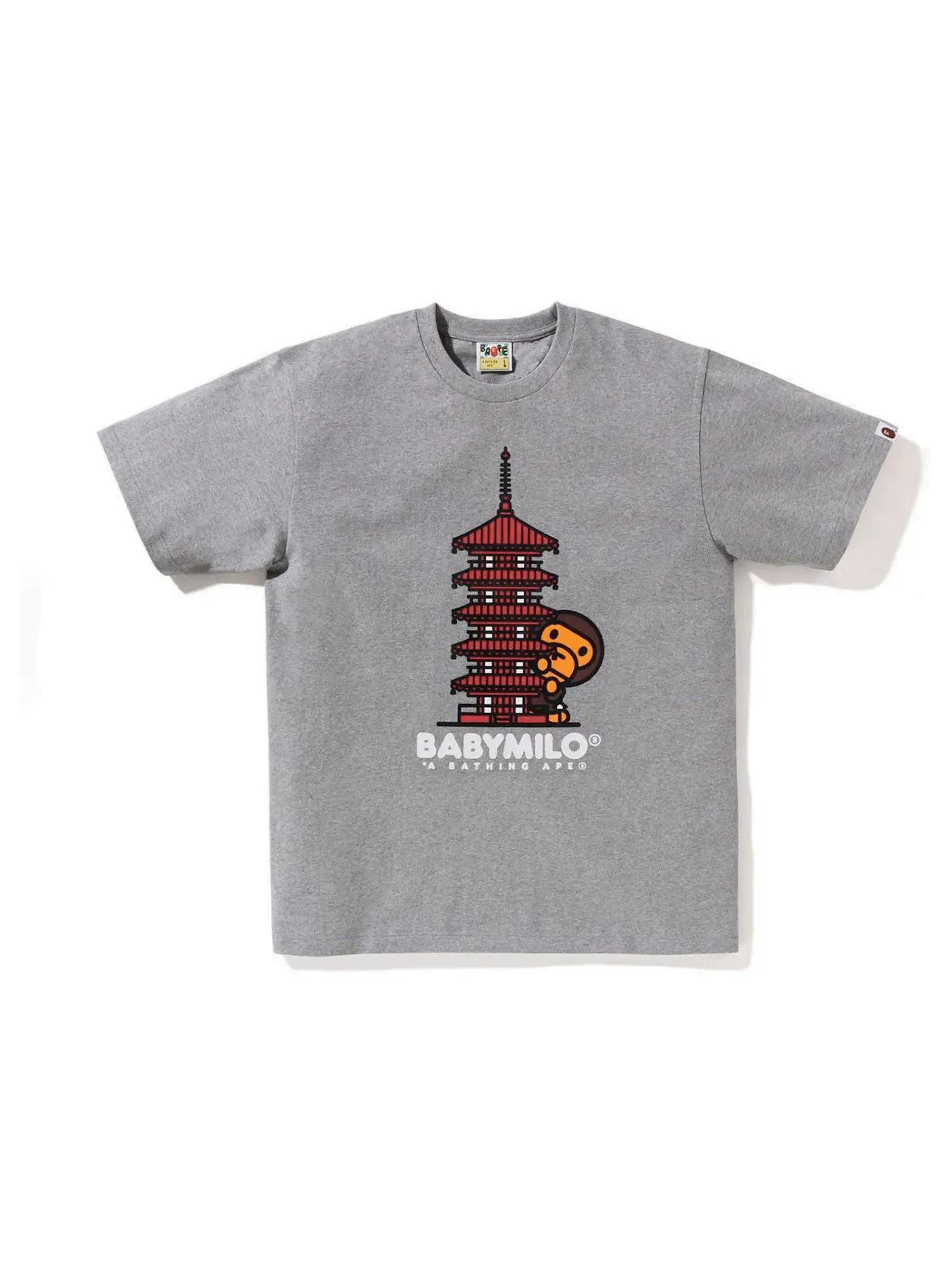 Мужская футболка BAPE Kyoto Store Exclusive Tee (2023) — изображение 1 из 1, серый