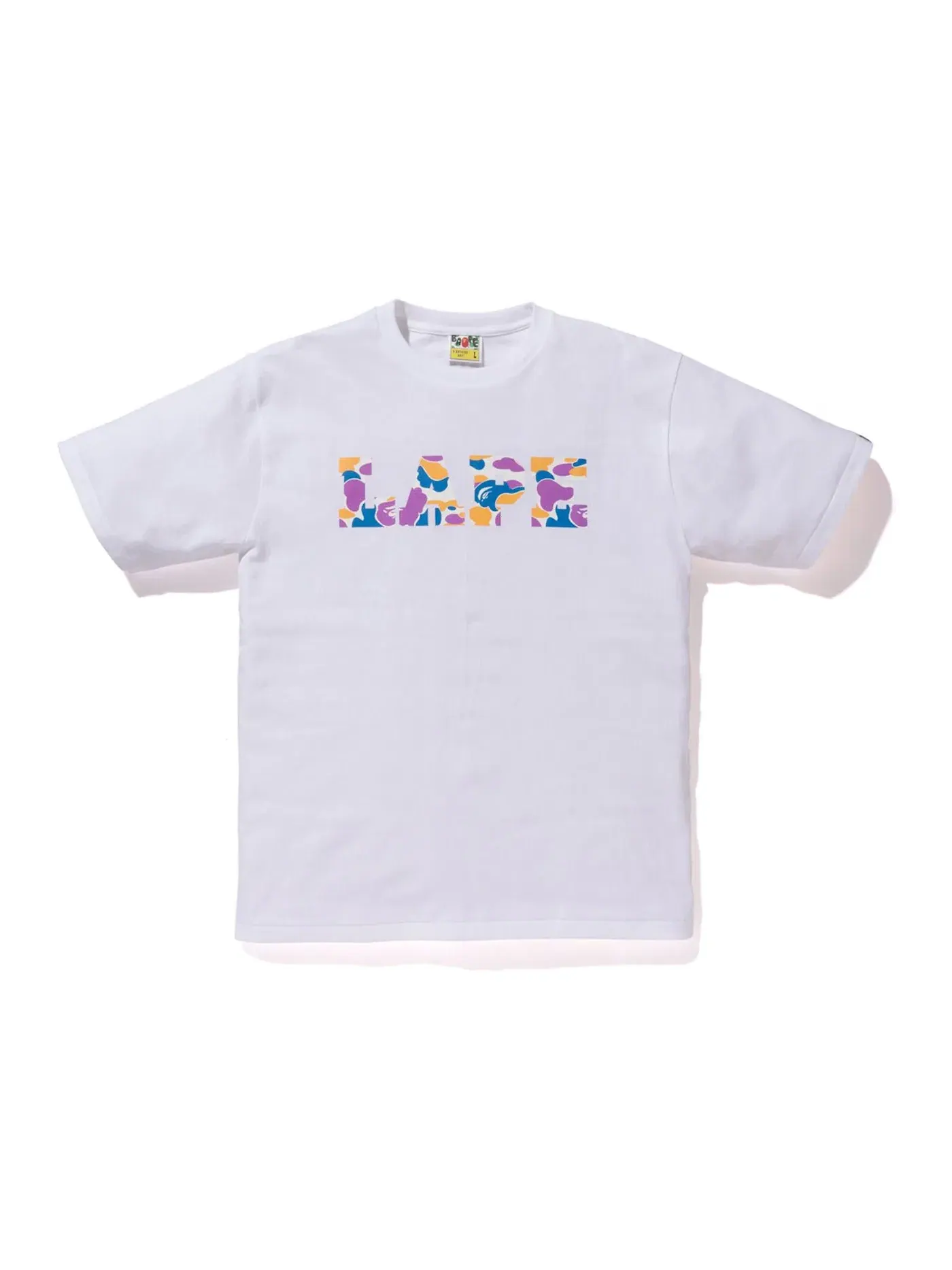 Мужская футболка с принтом BAPE LA Camo Lape Tee — изображение 1 из 2, белый