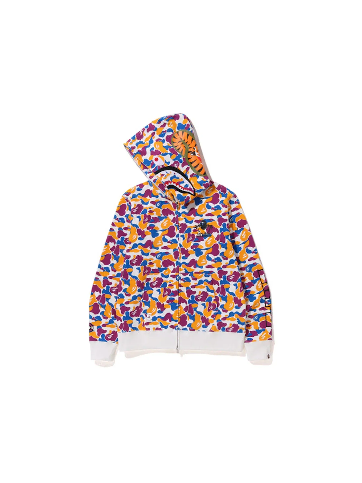 Мужская худи с принтом BAPE LA Store 5th Anniversary LA Camo Shark Full Zip Hoodie BAPE — изображение 2 из 2