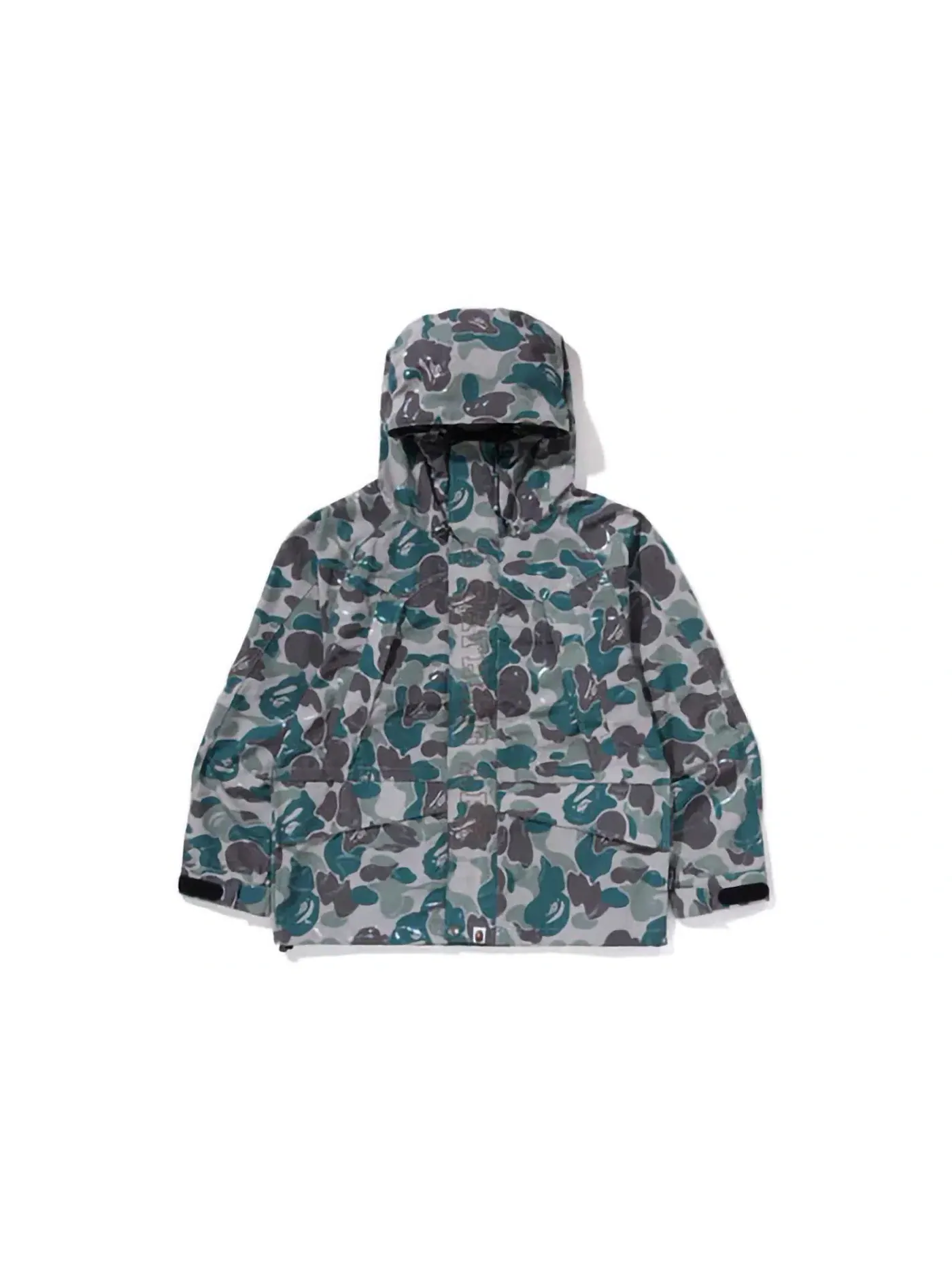 Мужская куртка с принтом BAPE Laminated Camo Snowboard Jacket — изображение 1 из 2, бежевый