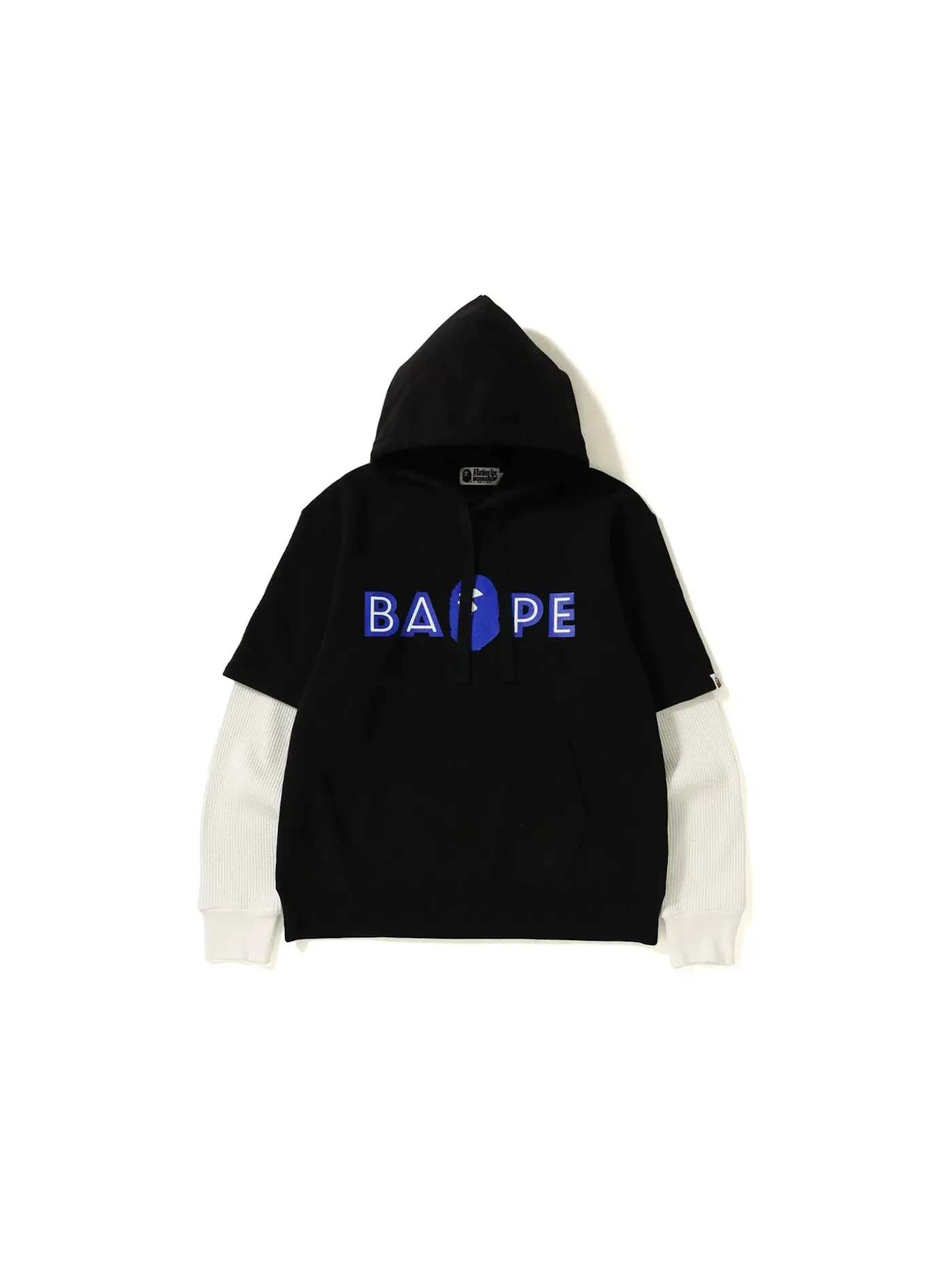 Мужской пуловер с принтом Layered Mad Face BAPE — изображение 1 из 3, черный