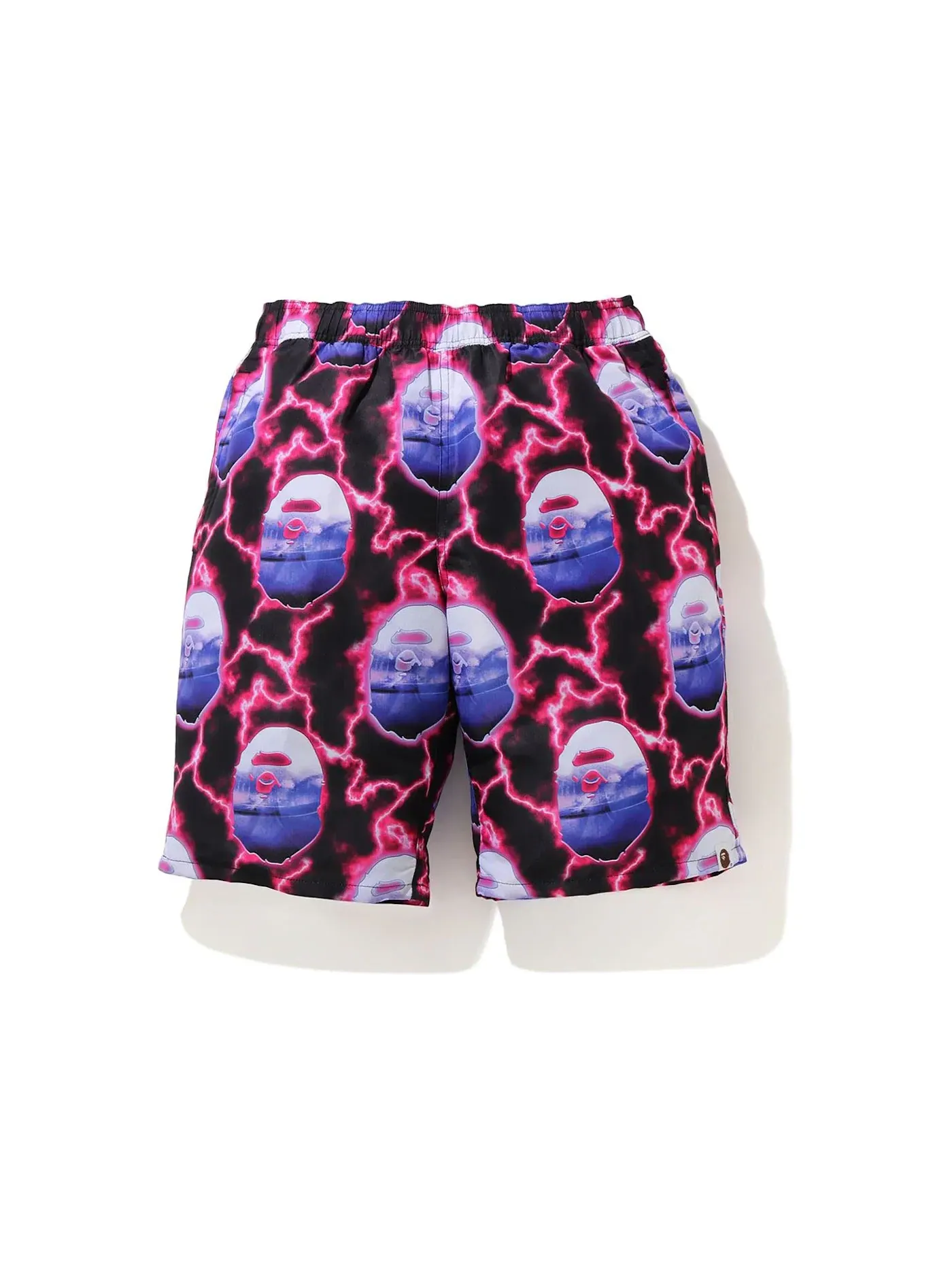 Мужские шорты Lightning Track Shorts BAPE — изображение 1 из 1, черный