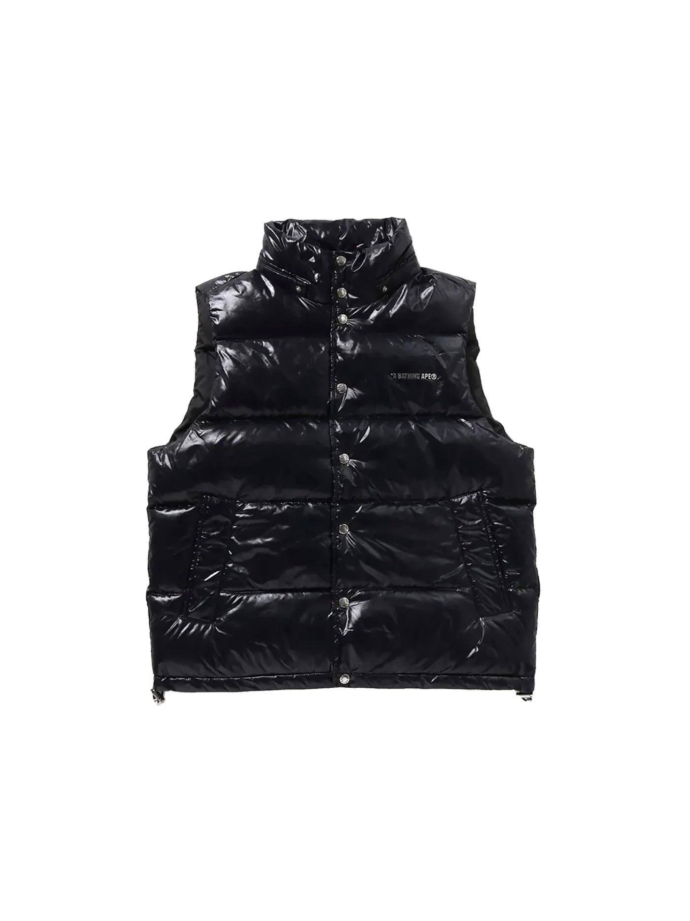 Мужской жилет с камуфляжным принтом BAPE Vest — изображение 2 из 3, черный