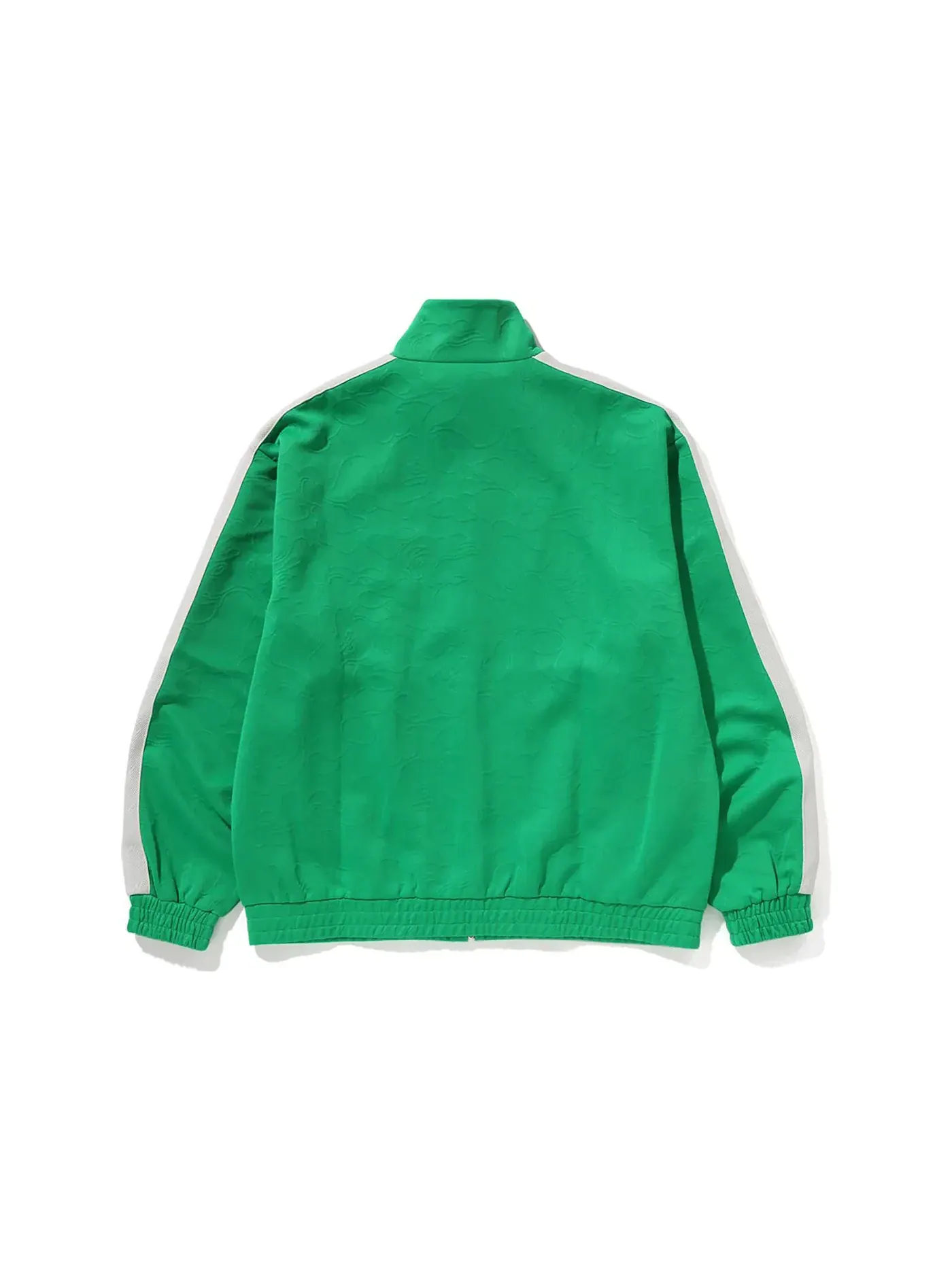 Мужская куртка с принтом BAPE Line Camo Jacquard Bathing Ape Logo Relaxed Fit Track Jacket BAPE — изображение 2 из 2, зеленый